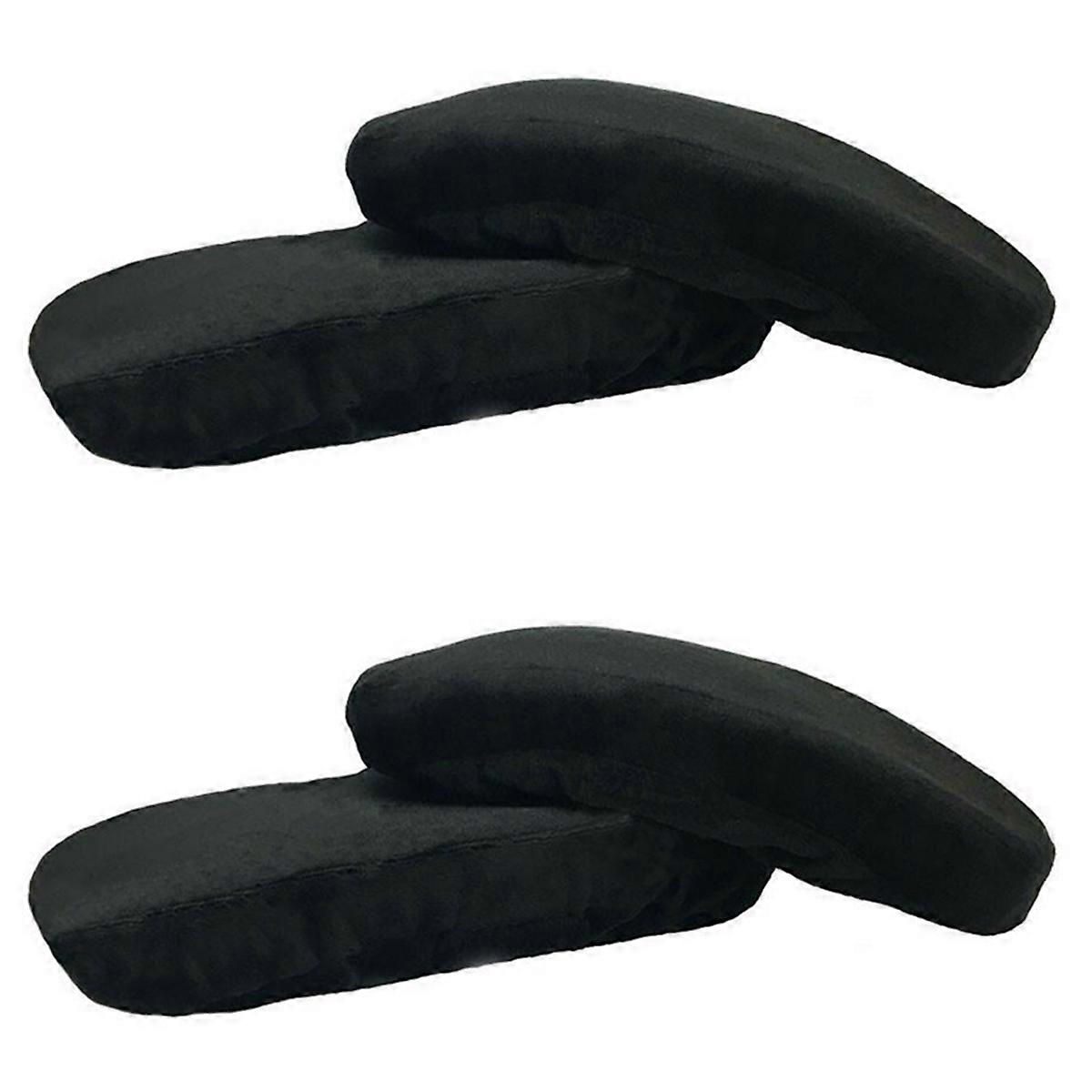 4 Pieces Set Ergonomic Memory Foam Chair Armrest Pad, Rest Comfy Rest Office Chair Rest Arm Rest Cov