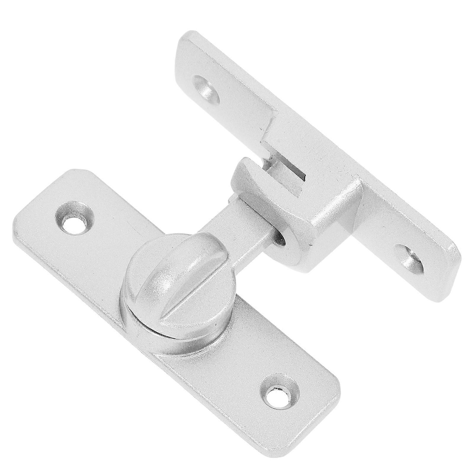 Sliding Barn Door Lock Fence Latch For Home Security Cabinet Silver 7.40X5.90X1.80CM Sliding Bolt Mechanism 1Set