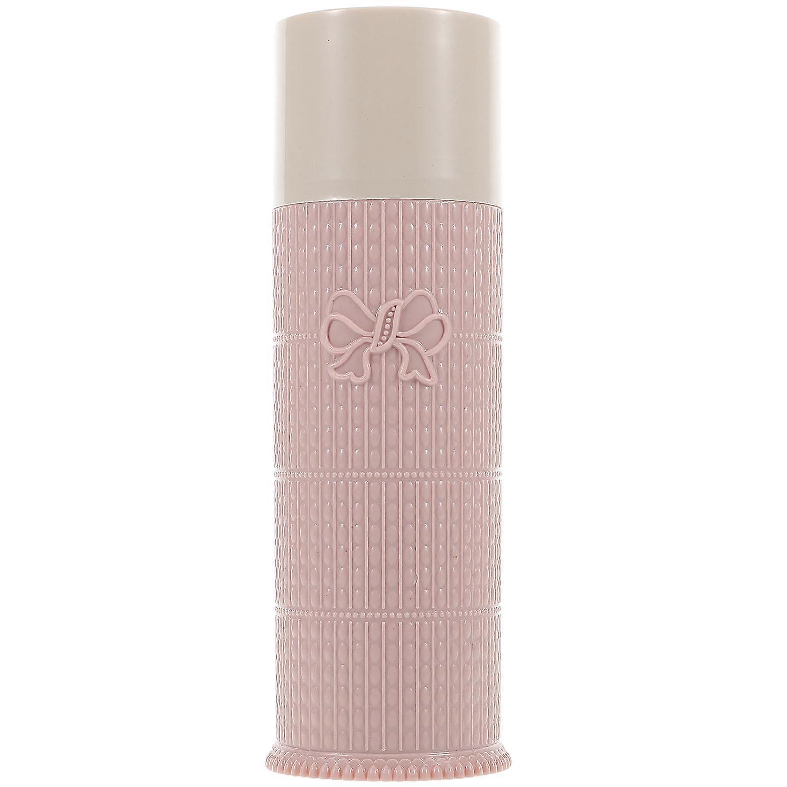 Toothbrush Container Travel Toothbrush Case Portable Pink Rectangular Organizer For Bathroom Use 1Pcs