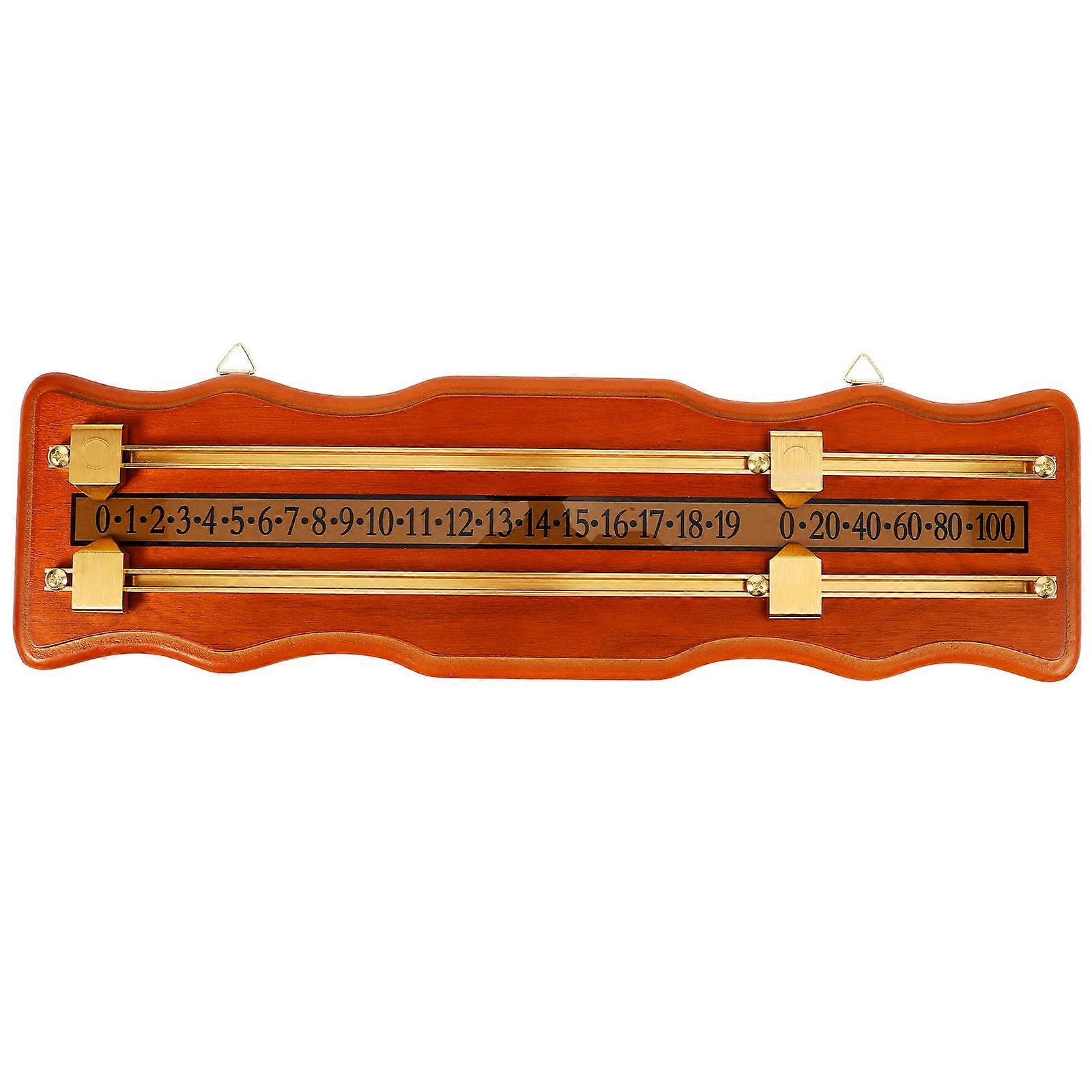 Score Board Pool Billiard Accessories Portable Wave Shape Scorekeeper for Billiard Games Enthusiasts Density Board 1Set