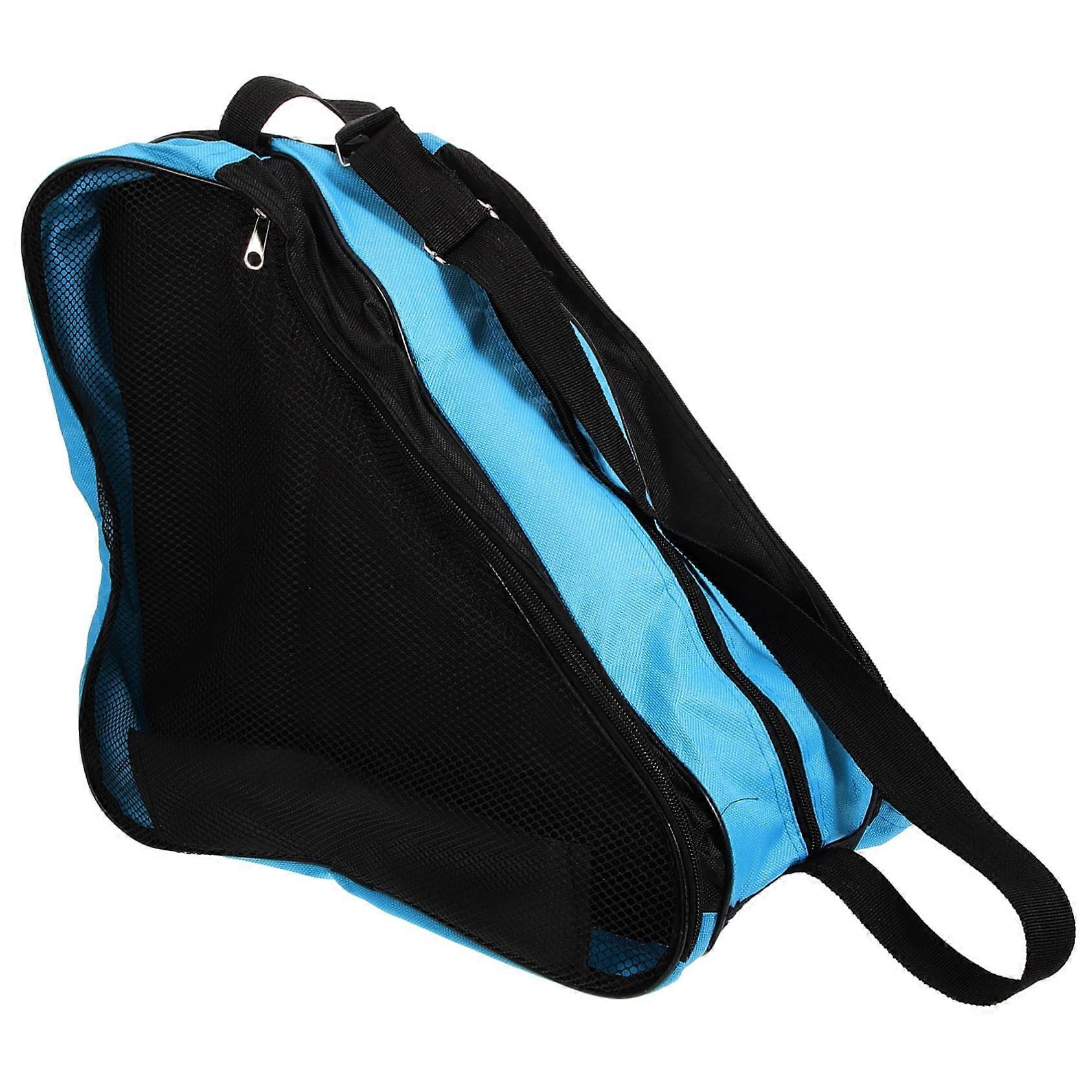 1 x comfortable ice skate storage bag with handle roller, skates bag
