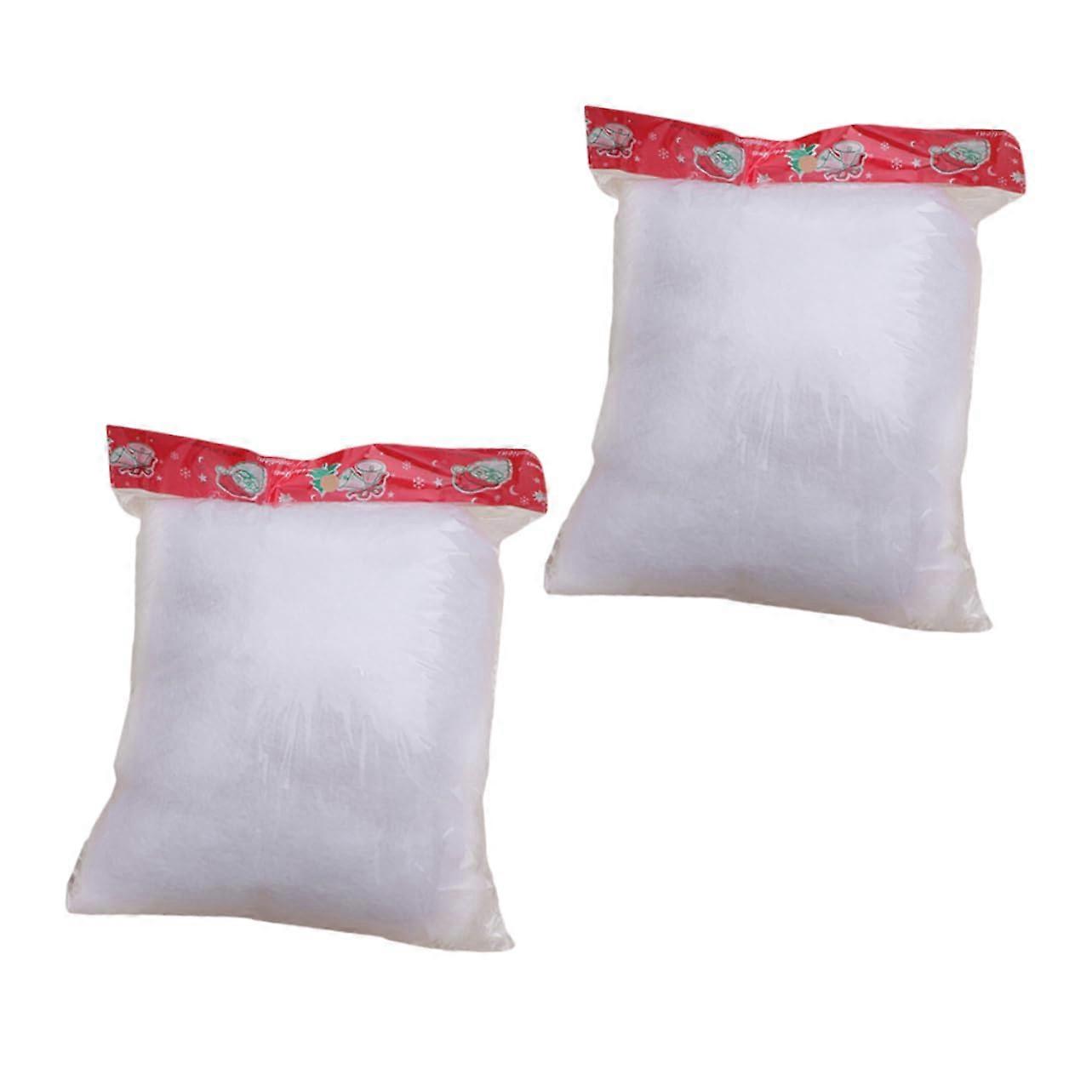 Artificial Snowflake Machine for Christmas Tree Decoration, White PP Cotton Snowmaker for Holiday Garland and Winter Decor