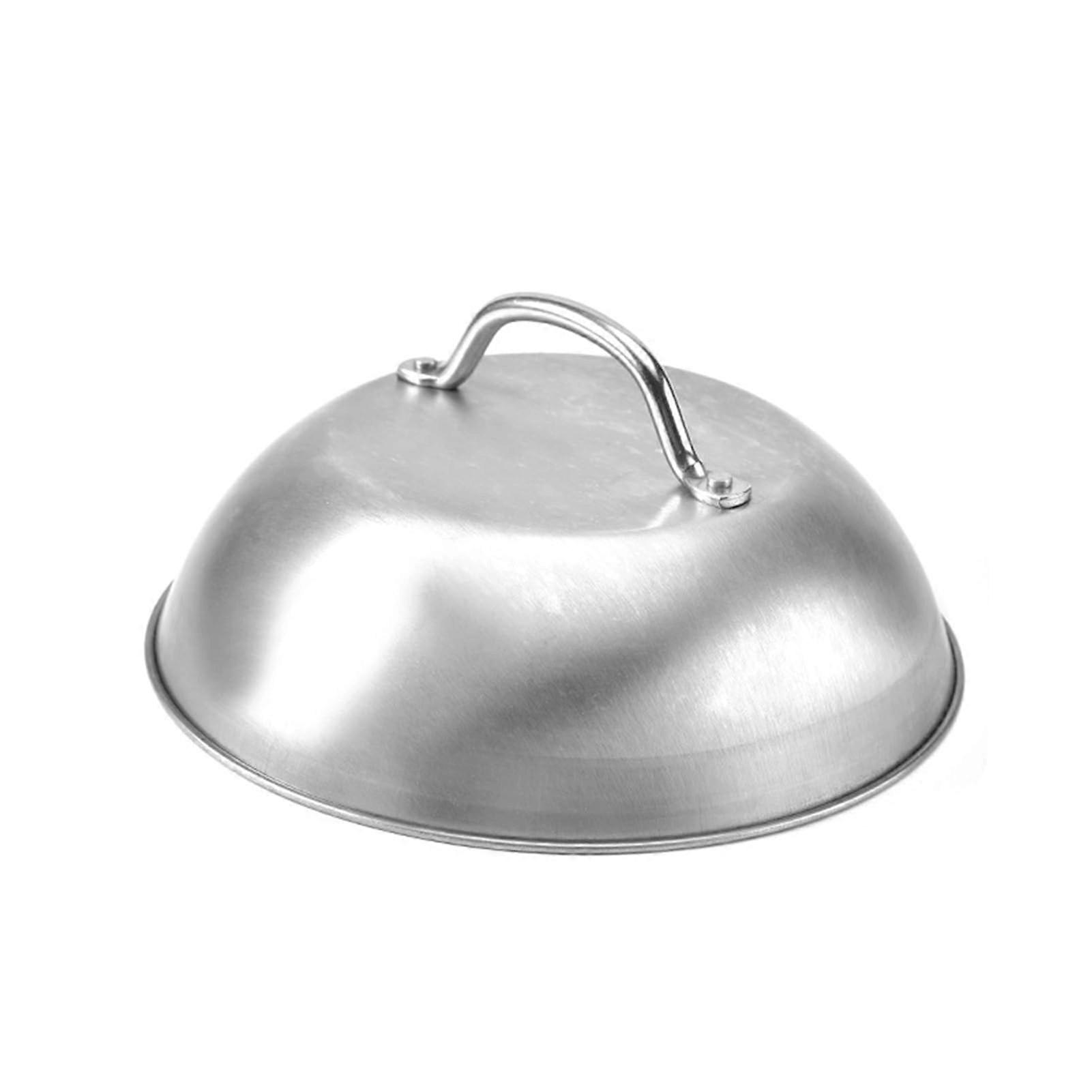 Stainless Steel Steak Cover with Hemispherical Design, Insect Proof and Moisture Resistant Grill Cooking Lid