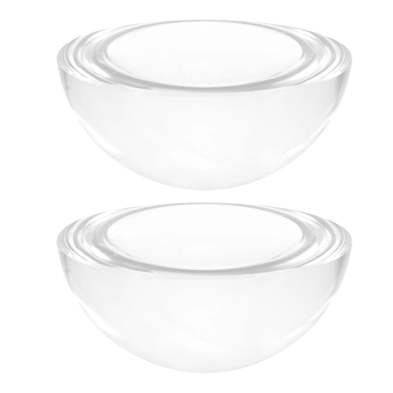 Sphere Paperweight Crystal Dome Weights Elegant Stone Ornaments Sewing Weight 2Pack