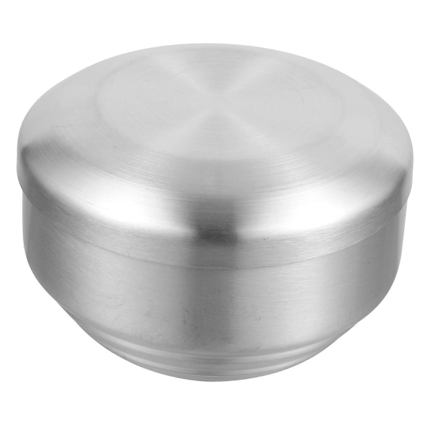 Stainless Steel Rice Bowl with Lid 12X12X6.3CM