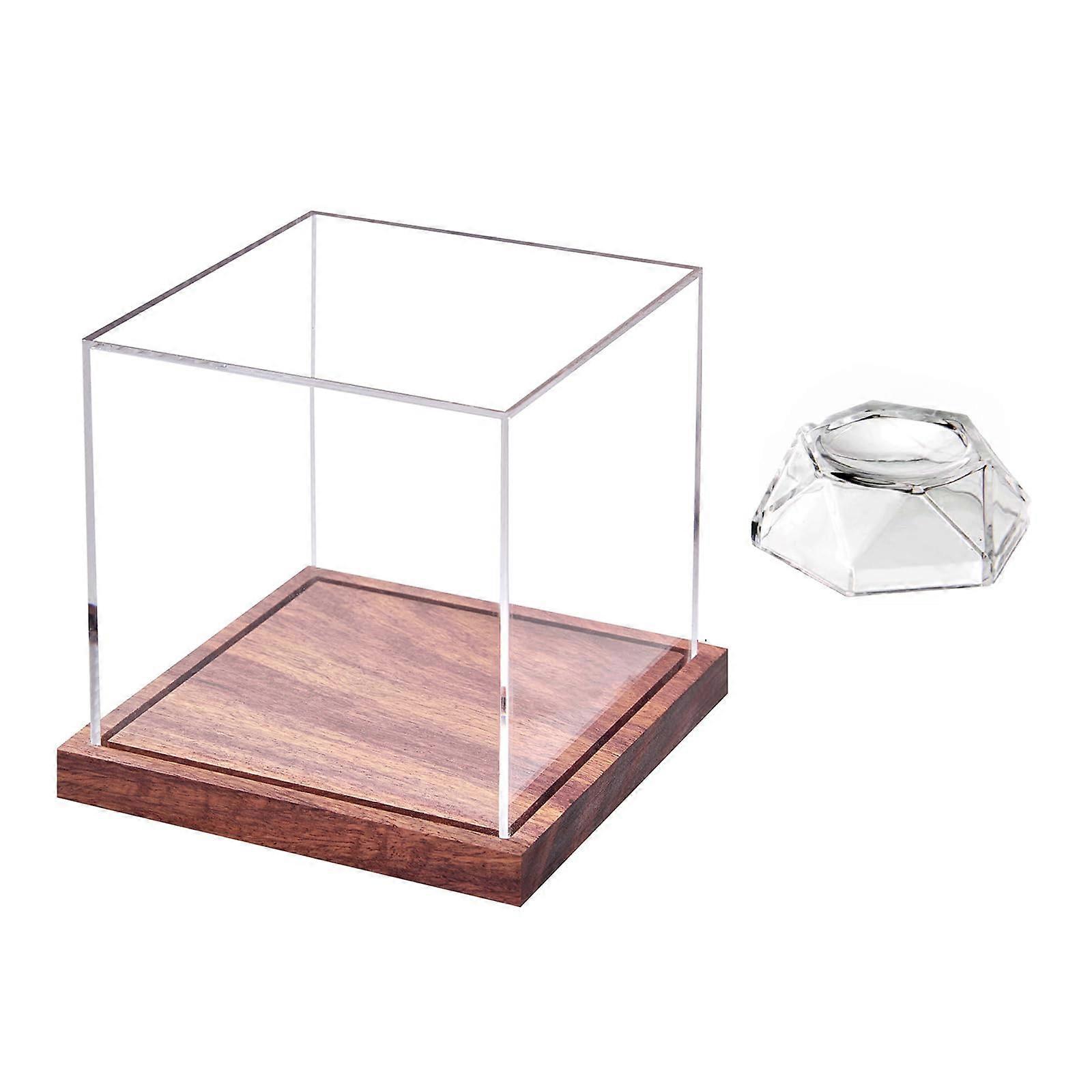 Premium Acryl Baseball Display Box Durability Square Baseball Show Box for Presenting Signed Balls 1 pack Ref: 9712