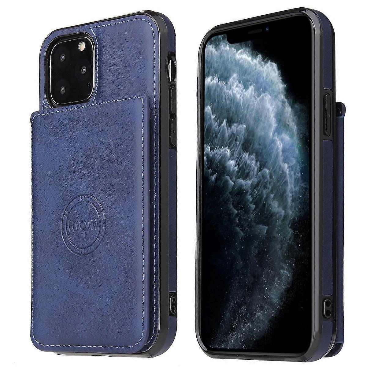 Iphone 13pro Mavi Kılıf [cx Manyetik Cüzdan Deri Kılıf] Kart Sahibi Anti-düşme Zz420