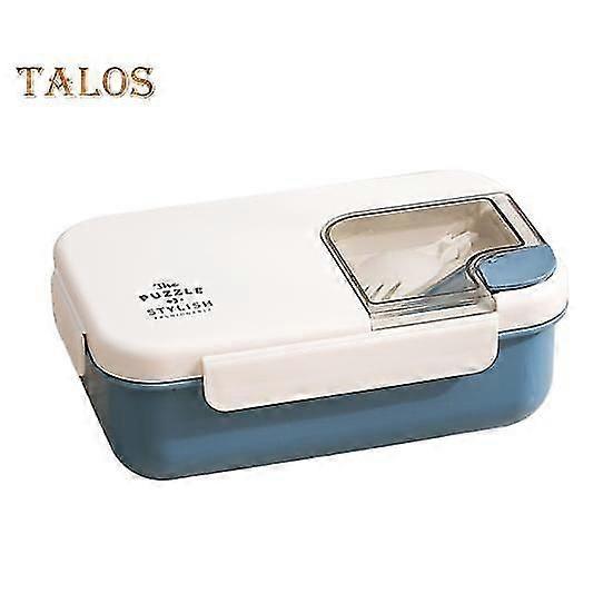 1 Set Lunch Container Large Capacity Wide Application Snap Design Practical Stainless Steel Student Office Worker Bento Box