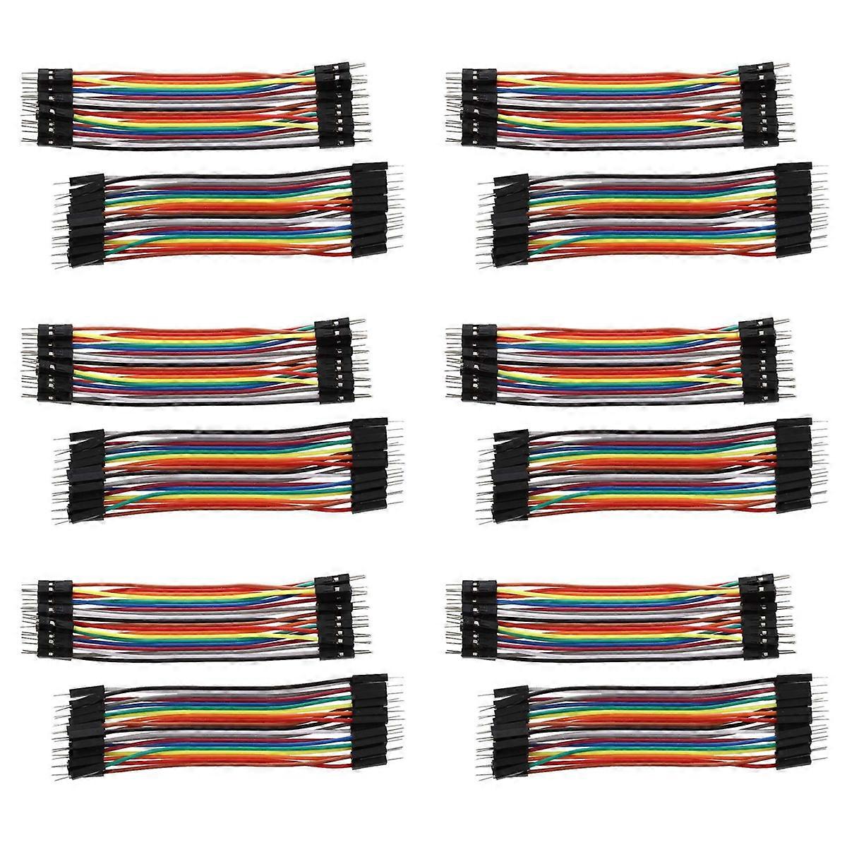 40 Pcs Cable fil electronique Essai Solderless Wire 10cm