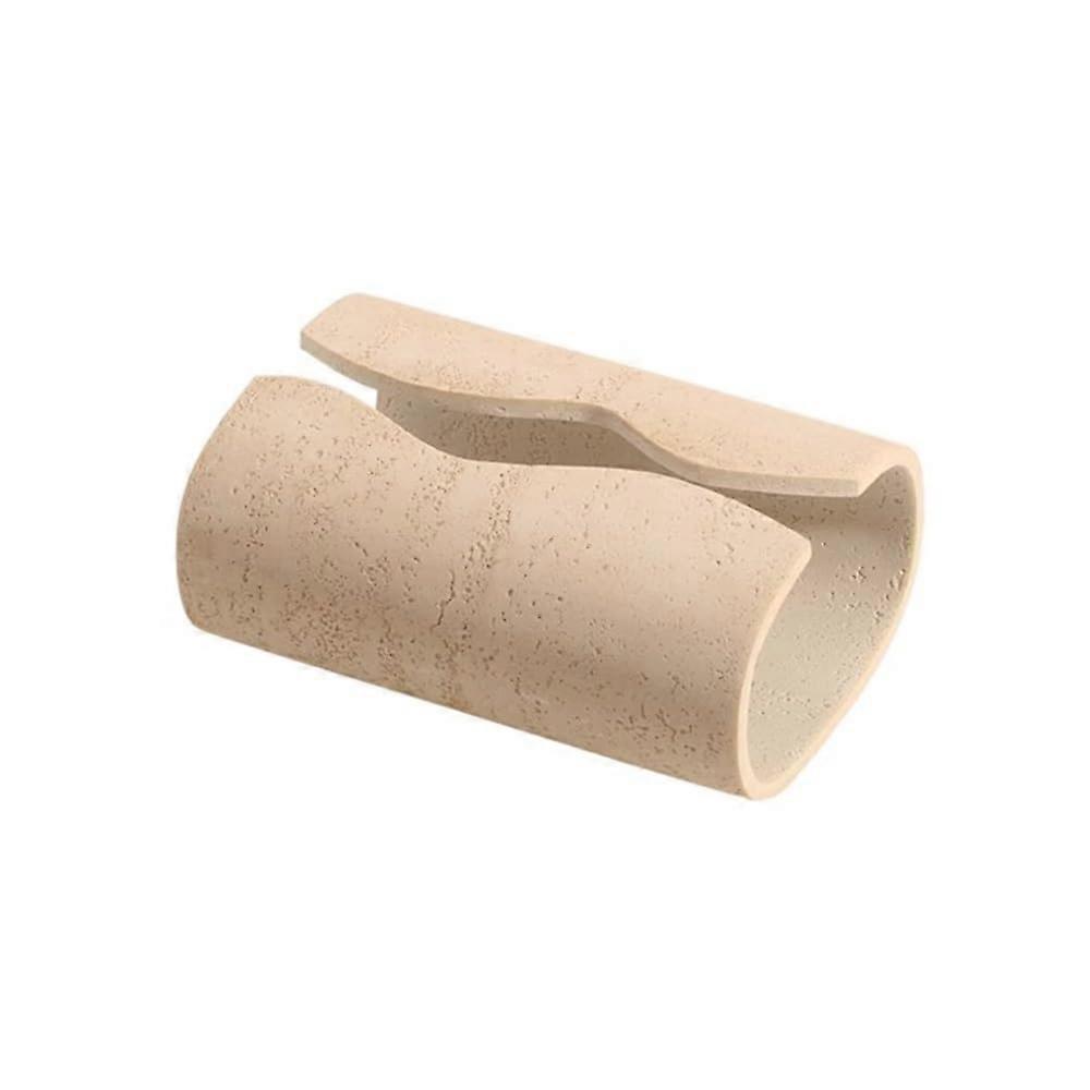 Kosmetiktücherboxen Taschentuchbox-Abdeckungshalter Beige, Minimalistischer Seidenpapierhalter für Badezimmer, Wohnzimmer, Küche