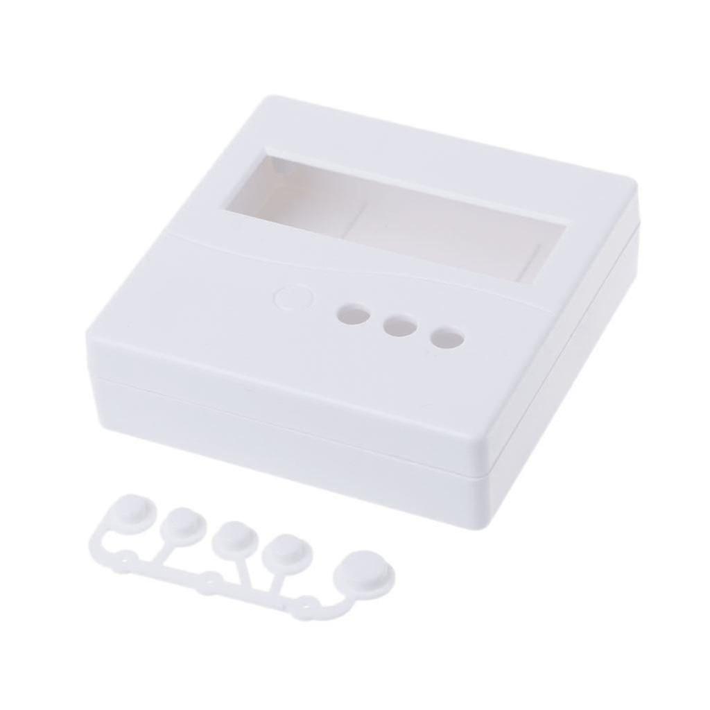 86 Plastic Project Box Enclosure, DIY Case for LCD1602 Meter Tester with Butt