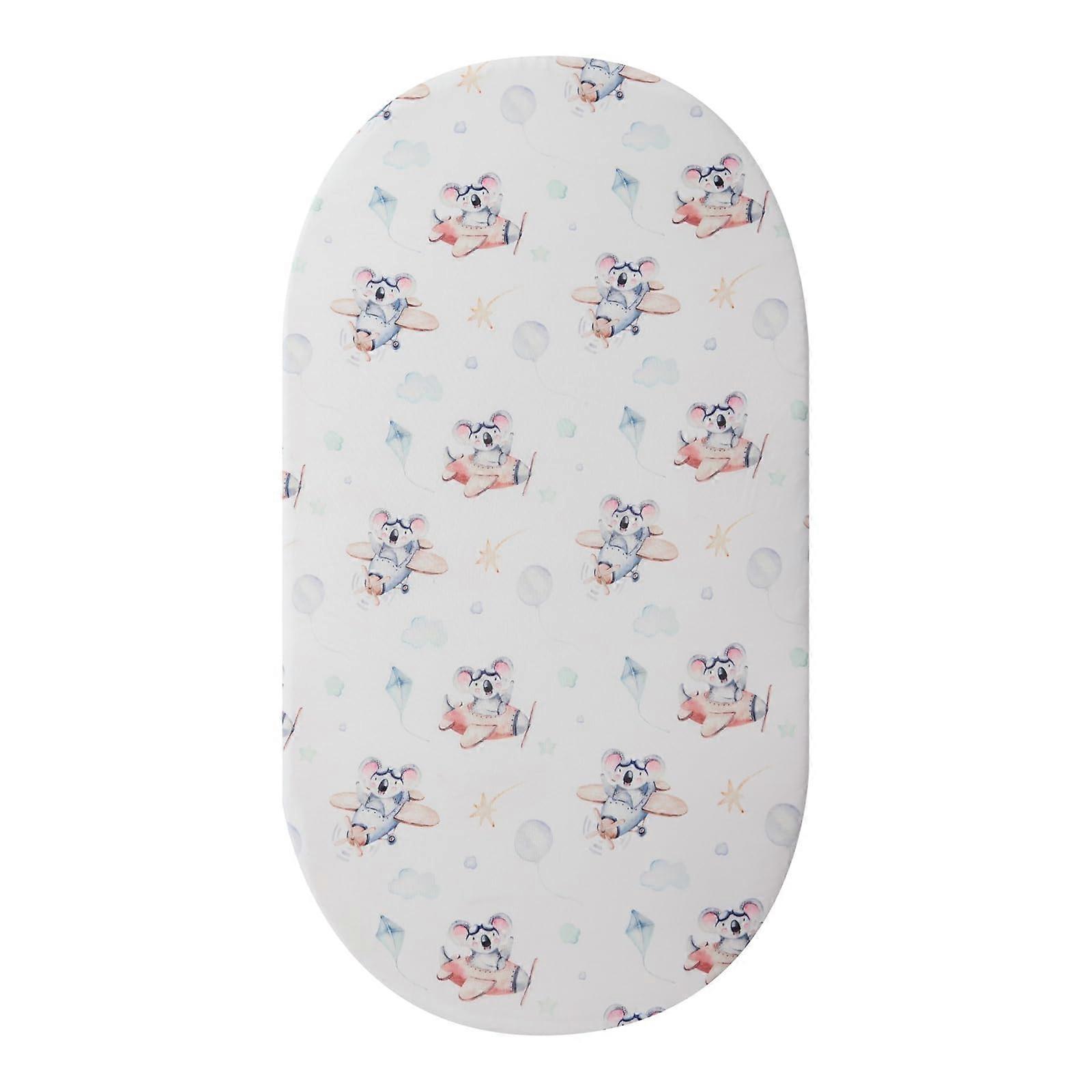 Cozy Crib Sheet Comfortable Cotton Bedding Fits Multiple Shapes Oval Rectangular For Cribs Style20