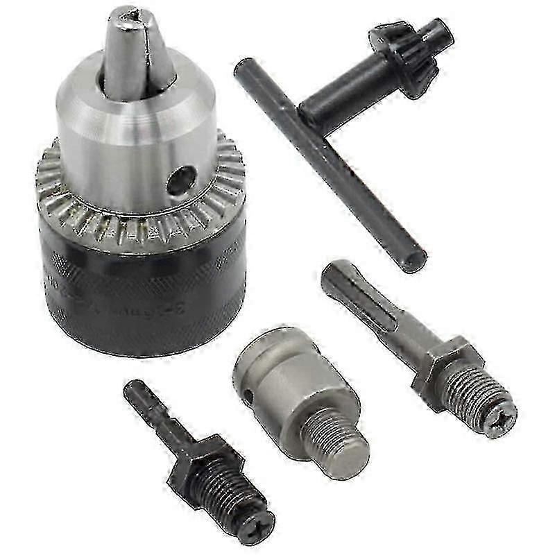 3-16mm Drill Chuck Converter with 1/2inch-20unf Thread Quick Change Adapter for use with SDS-plus 1/4inch Hex Shank