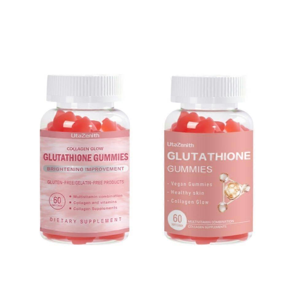 L, Glutathione gummies, with vitamins C, D and E, combination pack