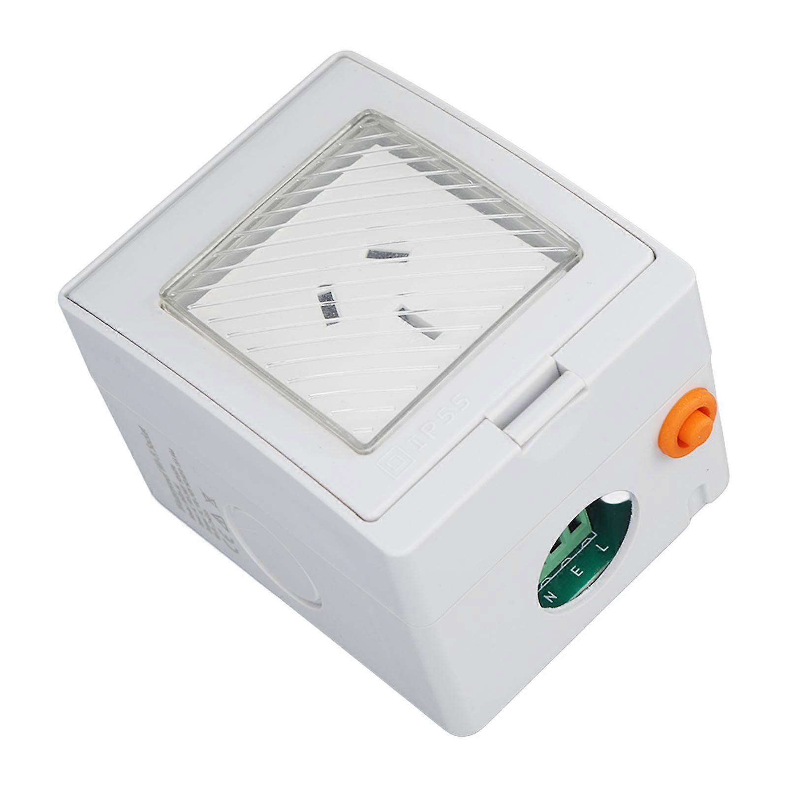 WiFi Smart Socket PC ABS IP55 Waterproof APP Remote Control Power Outlet for Bathroom Outdoor