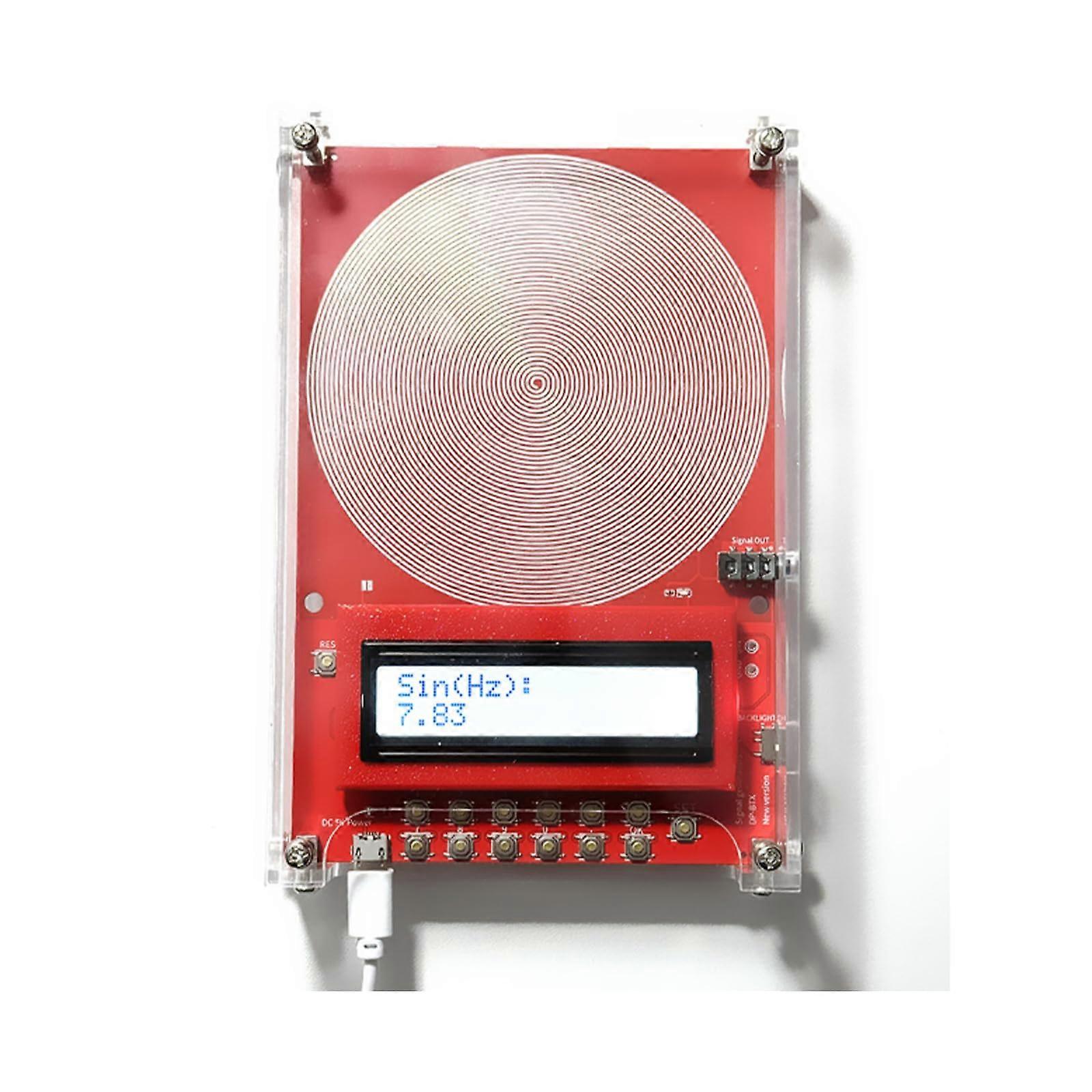 7.83 Hz Resonance LowFrequency Pulse Generator, adjustable, 0.1 Hz  100000 Hz Acoustic Resonator Sine Wave
