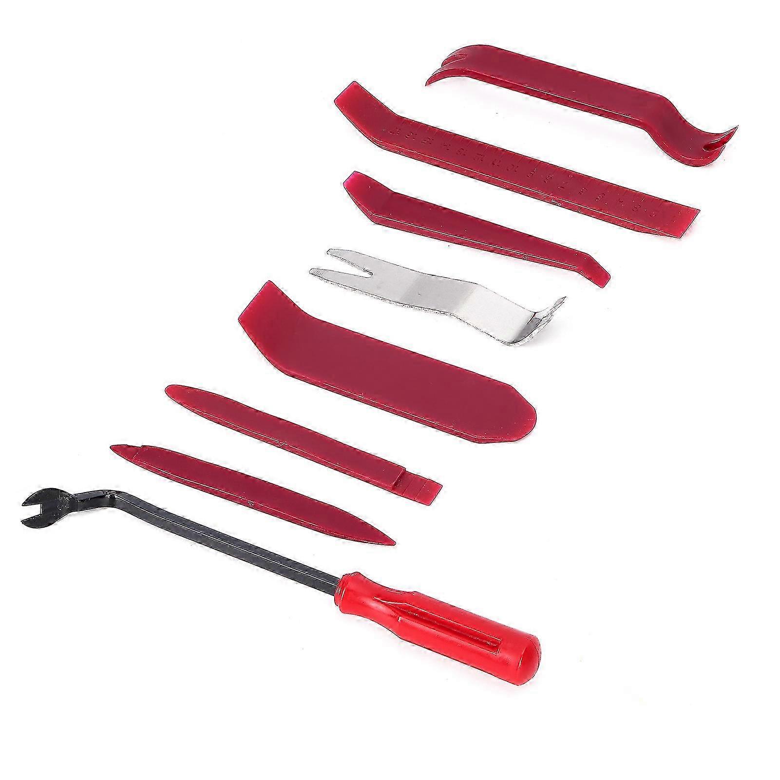 8pcs Interior Trim Remover Set Disassembly Tool Pry Bar for Dashboard and Central Control Area