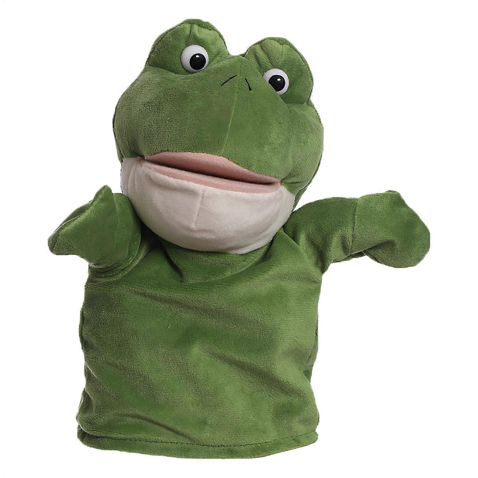 Finger Puppets, Animal Finger Puppet, Plush Finger Puppet Toy for RolePlaying, Storytelling – Frog