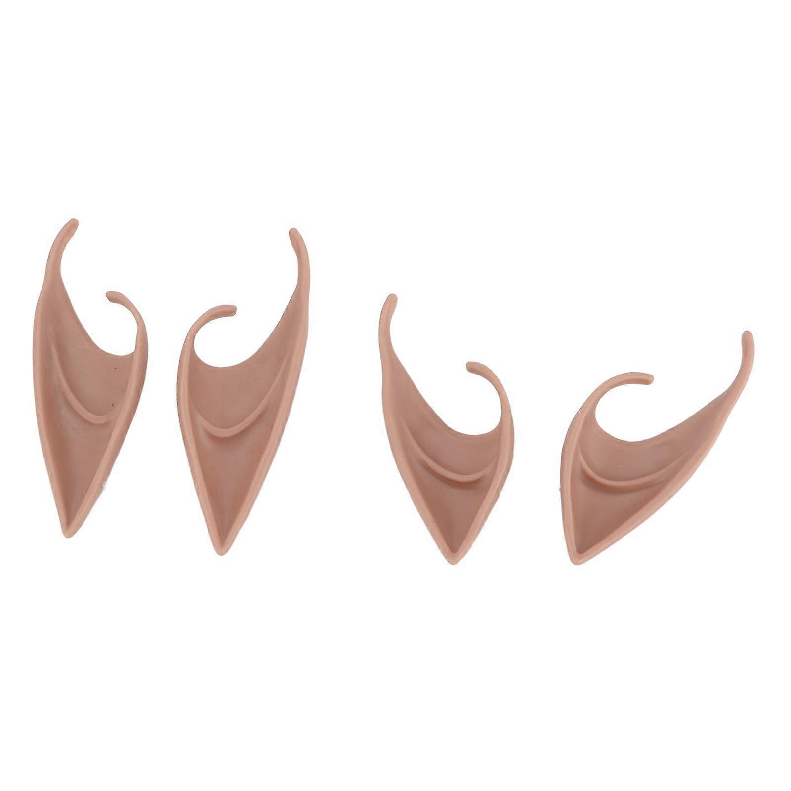 2025 Latest Model 4Pcs Elf Ears Easily Use Not Easily Fall Folded Kneaded
