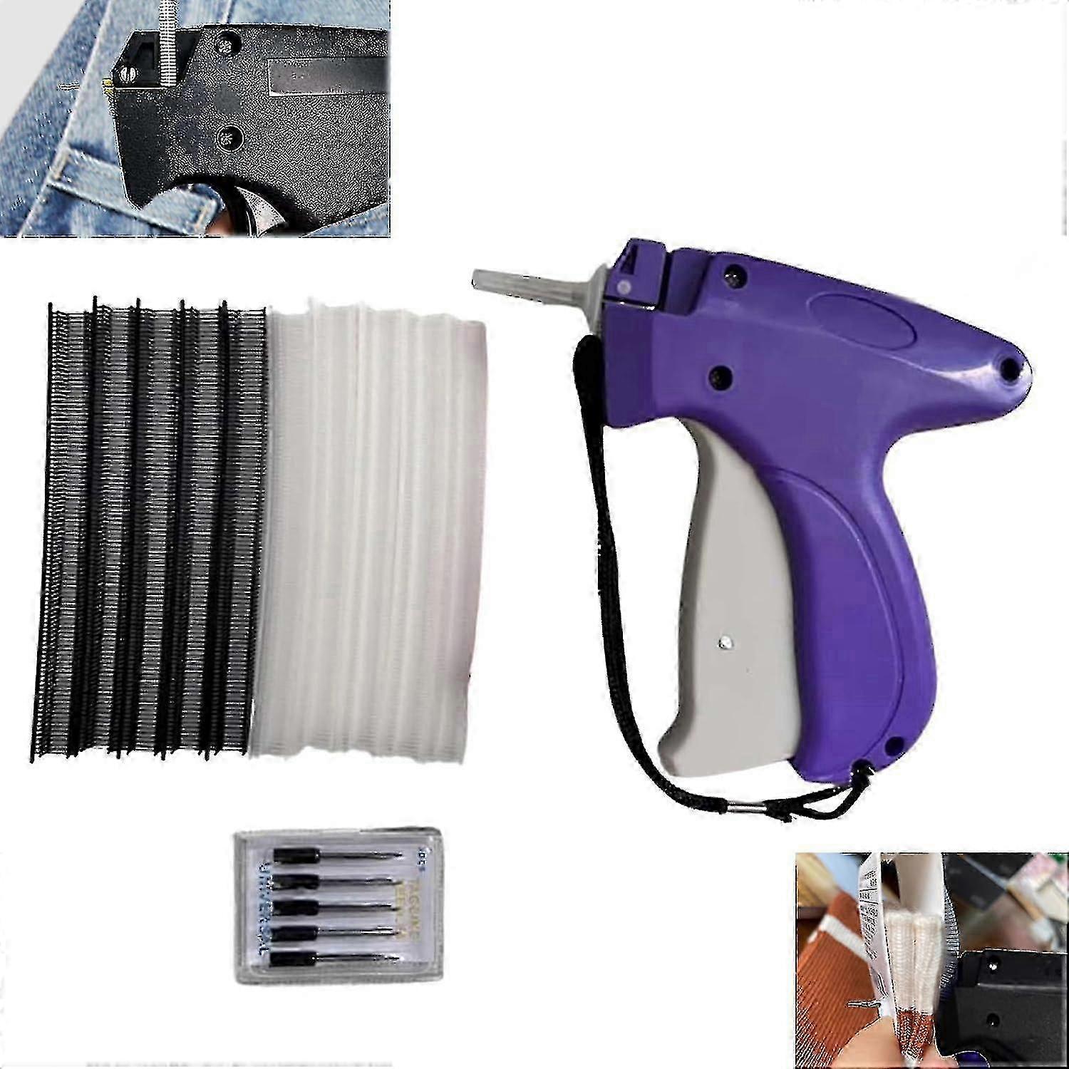 Mini Handheld Sewing Machine, Quick Clothing Fixer, Quilt Tacking Hemming Gun, Micro Tagging Stitch Tool for Garments