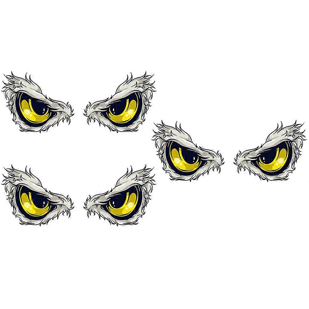 Eagle Eye Sticker Car Decor for Vehiclewrap 3Pcs Durable Car Sticker Set
