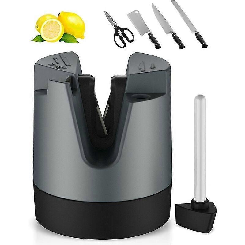 Knife Sharpener - Automatic Angle Adjustment Straight Edge Knife Sharpener
