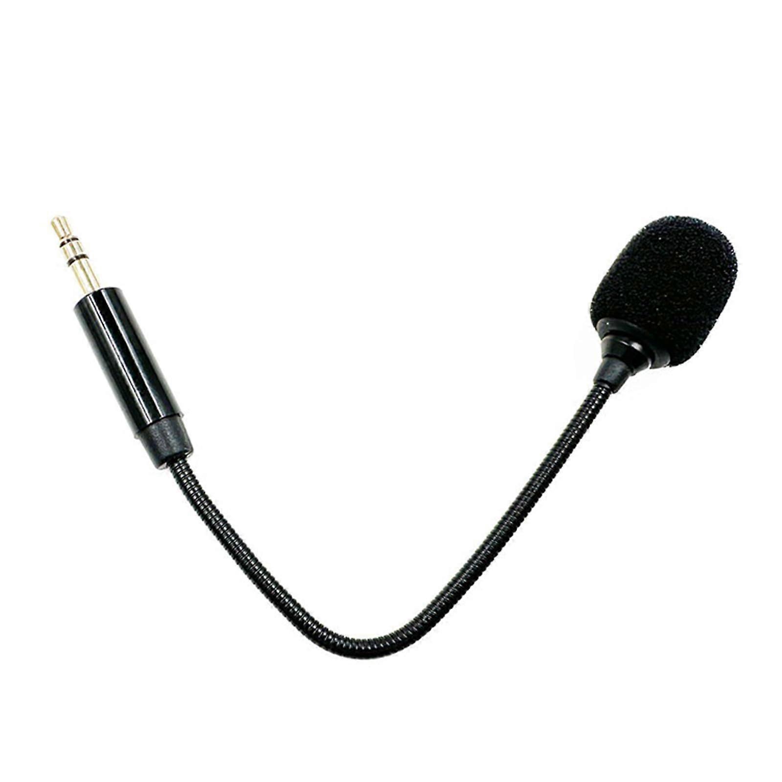 3.5mm Microphone Boom Mic for Voice Amplifier Sound Card Smartphones Computer Hands Communication
