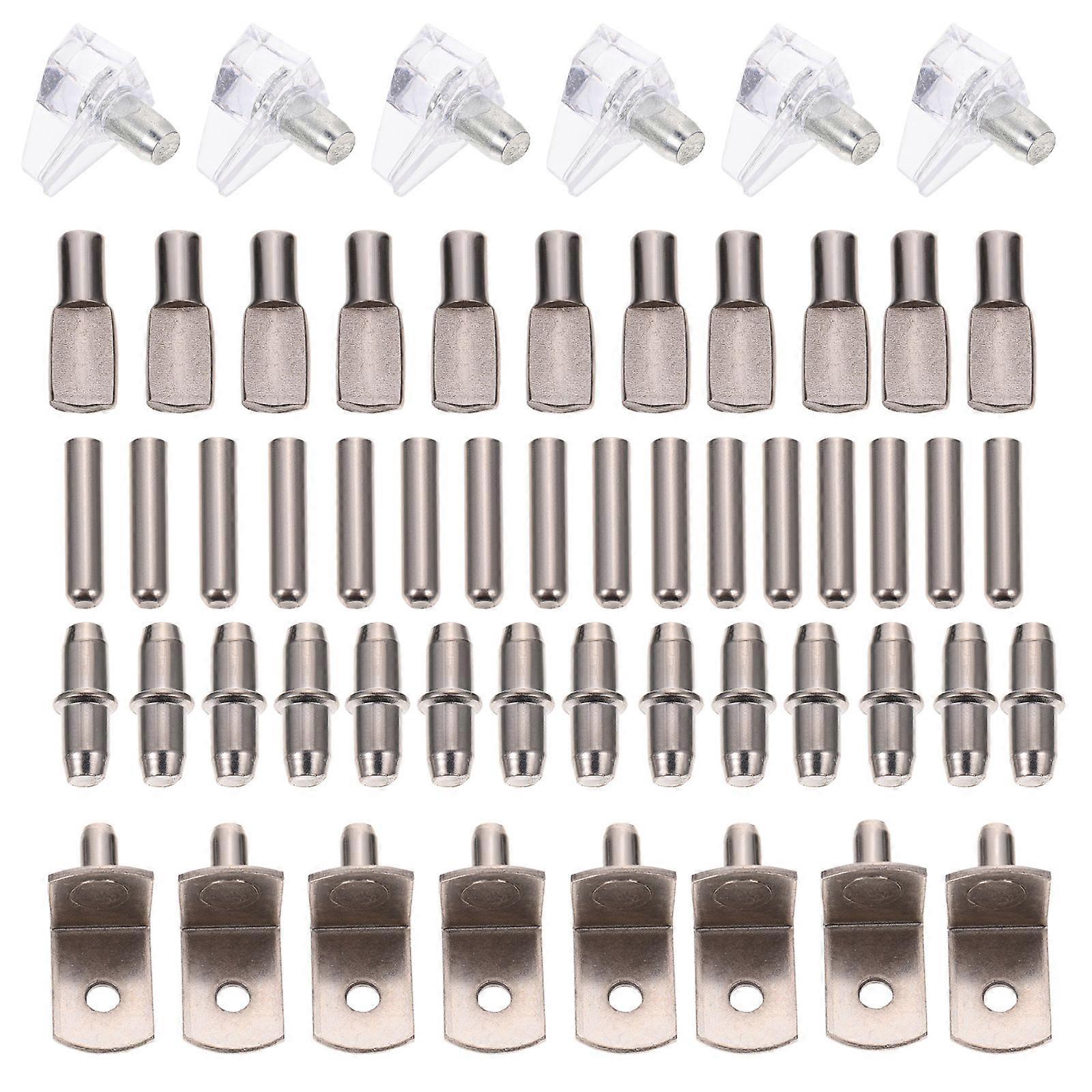 100Pcs Shelf Kit with Useful Shelf Supports for Cabinet and Furniture