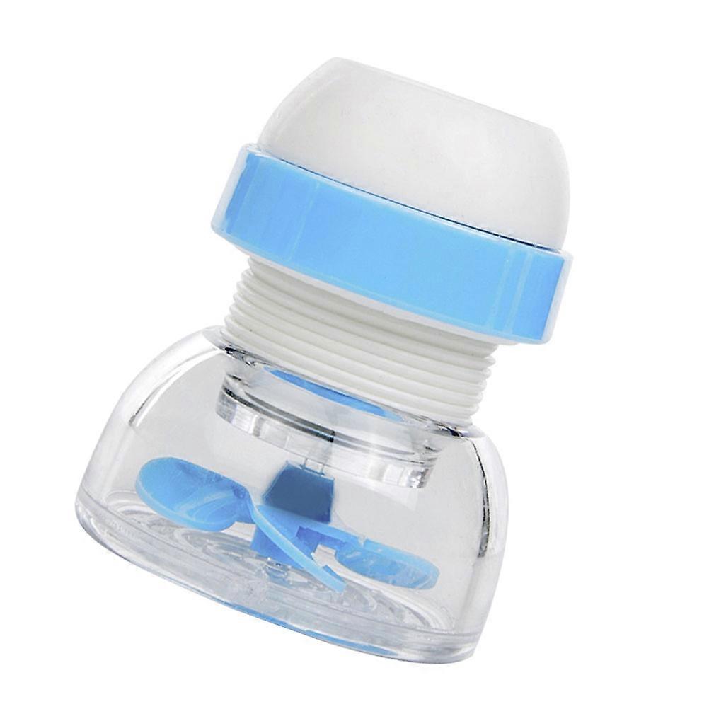 Splashproof Nozzle for Kitchen with Rotatable Design and Watersaving Function Blue PP PVC 360 Degree Adjustable