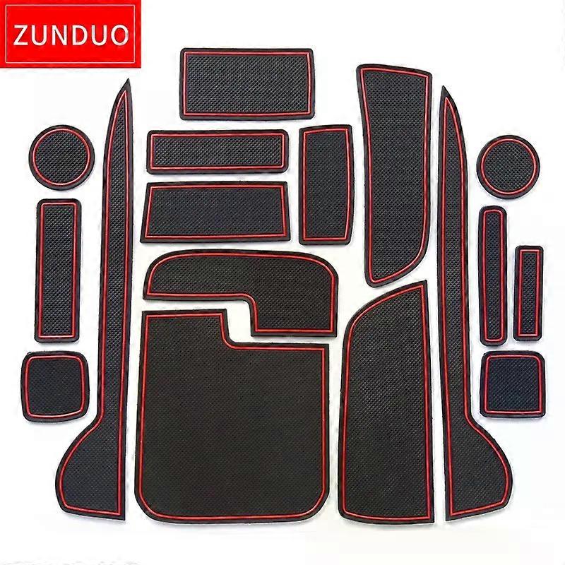 ZUNDUO נגד החלקה שער חריץ כרית עבור הונדה N-WGN JH1 JH2 2013 - 2016 יפן דגם אביזרים החלקה מחצלת דלת מחצלות תחתית