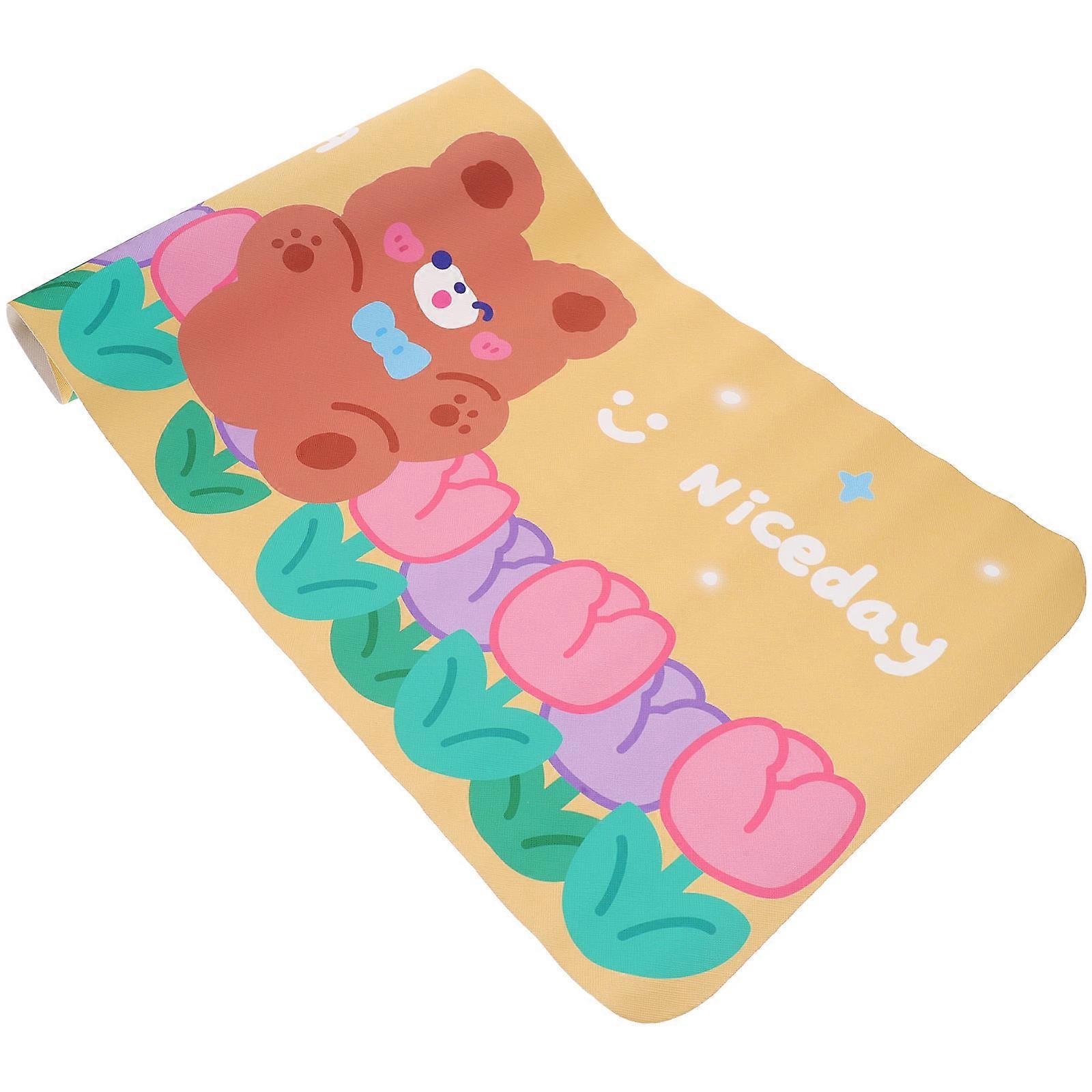 Cute Mouse Pad Desk Mouse Pad for Office Computer Keyboard Rectangular PVC Material Quick and Accurate Positioning 1Pack