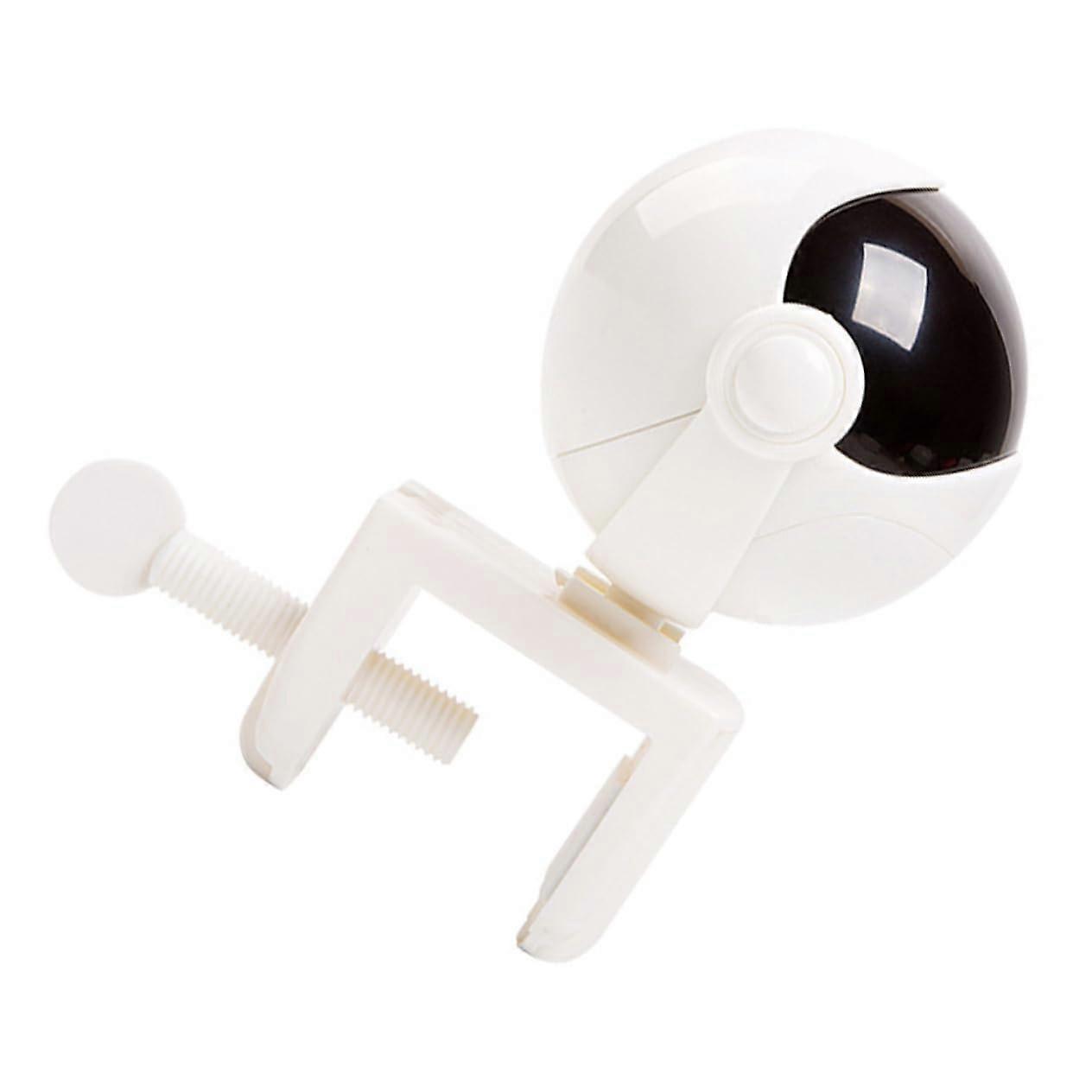 Automatic Cat Toy with Removable Feather Ball, Interactive Design, Durable Material, Battery Operated, Cartoon Style