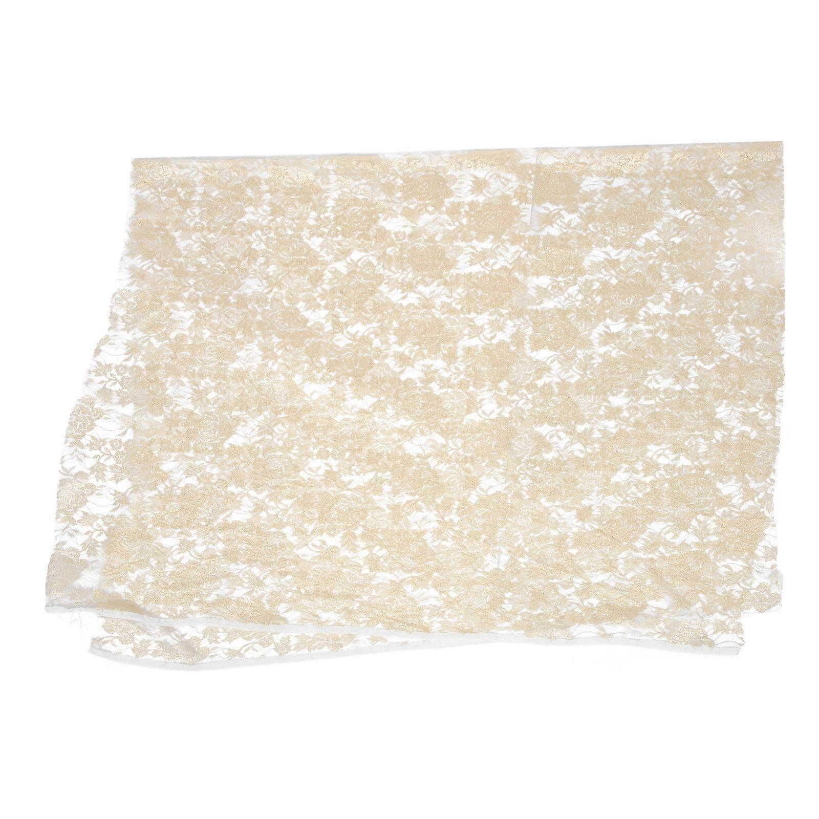 Delicate Craft Fabric Rose Pattern Lace Multi-Function Sewing 160.00X110.00X0.10cm 1Set