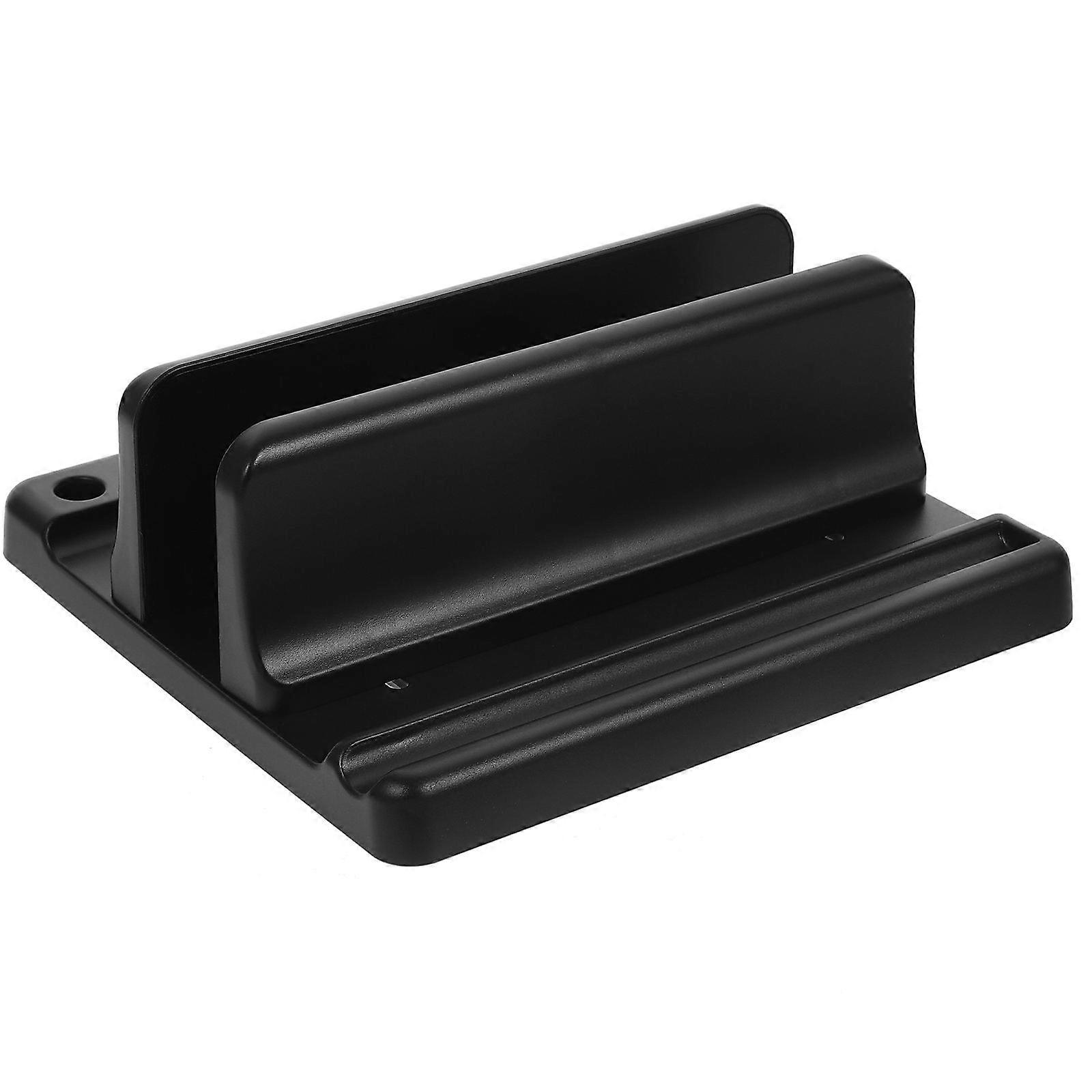 Computer Holder Stand Vertical Type Laptop Bracket Black Desktop Organization 1Pack