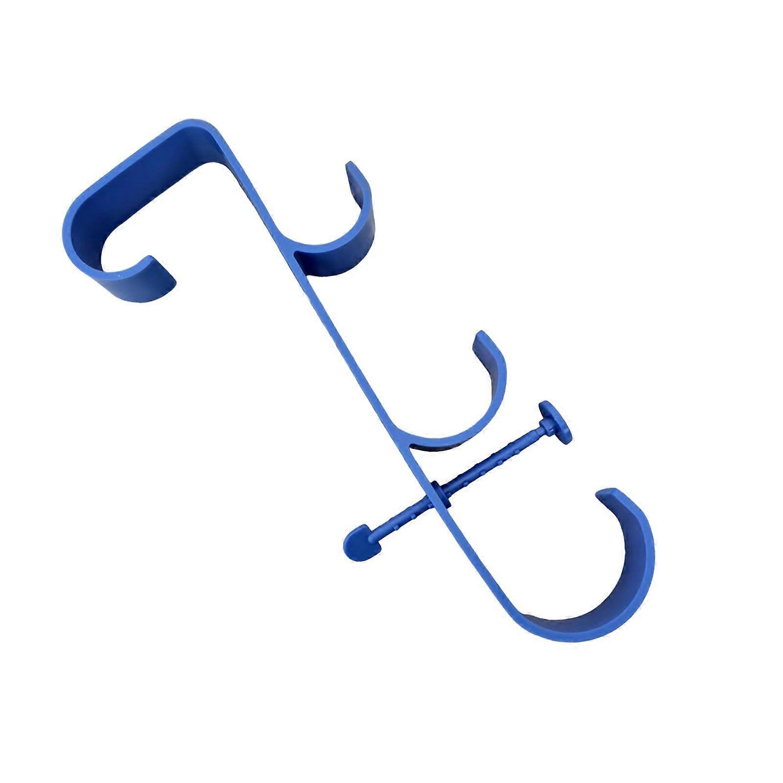 Adjustable Telescopic Pool Poles With Hooks And Brackets, Side Storage Rack, Durable Construction