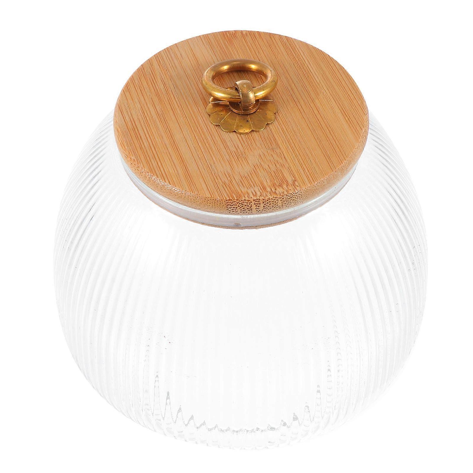 Airtight Coarse Cereal Storage Jar High Borosilicate Seal Food Container for Dried Fruits Snacks Kitchen Organization Stylish Functional