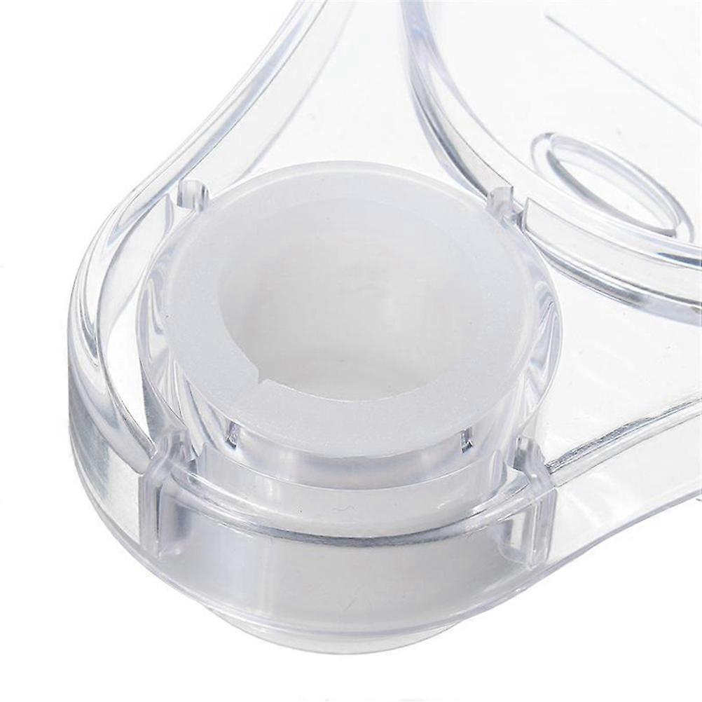 Adjustable Clear Oval Soap Dish with Draining Design for Quick Drying – Easy Installation for Bathroom and Kitchen Use