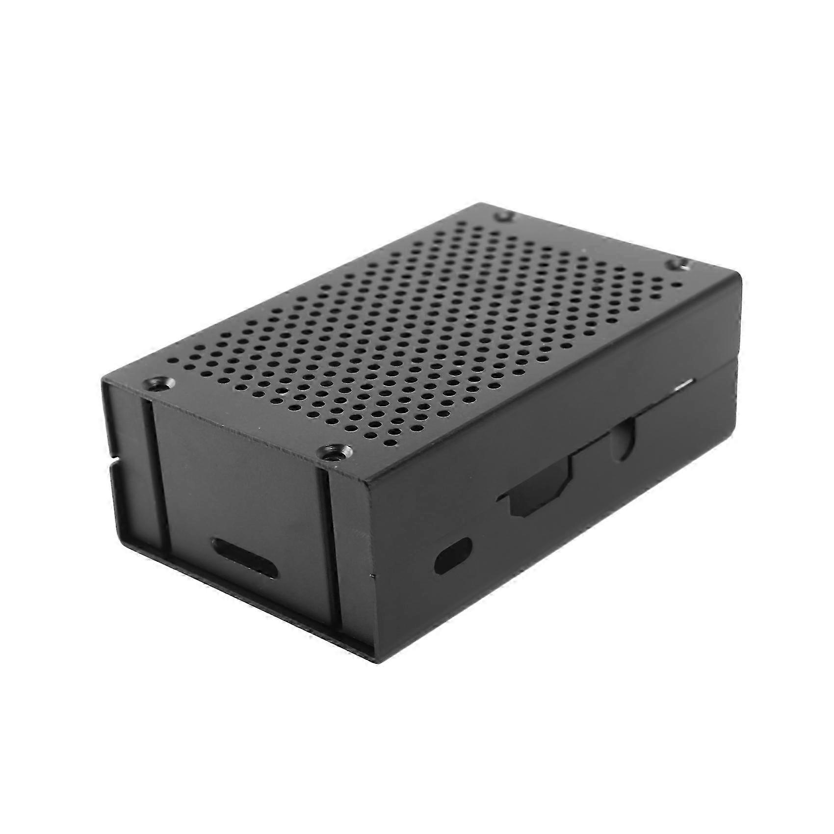 Aluminum Case in Black for Raspberry Pi 3 Model B+ & 3B - Stylish Protection & Cooling Solution