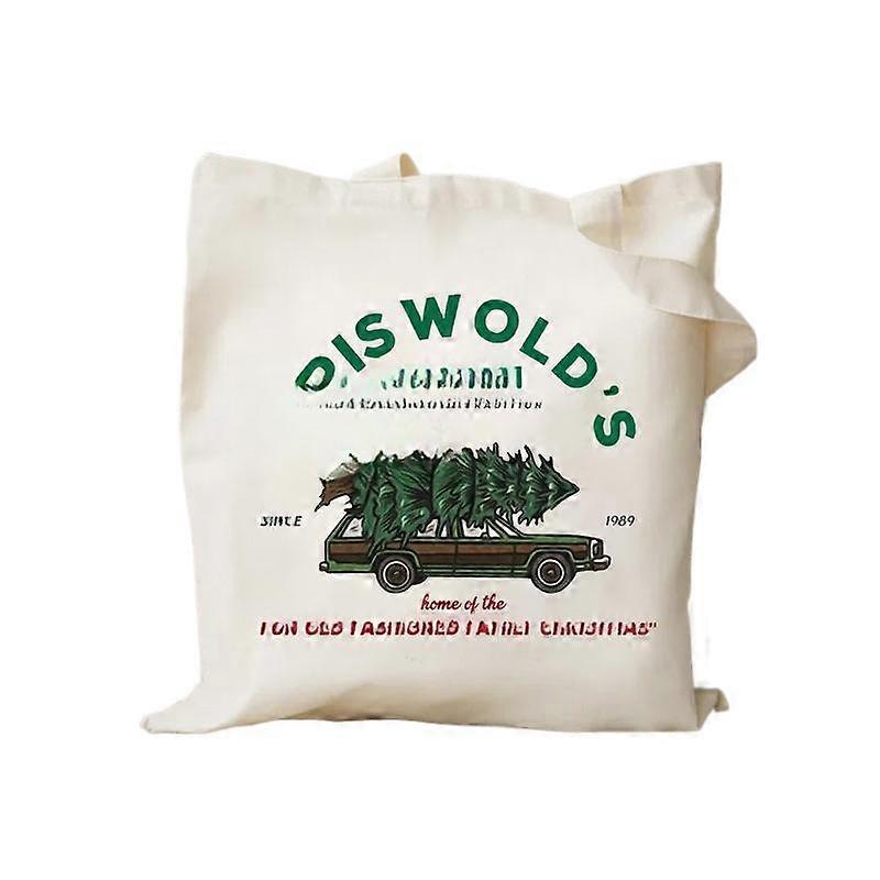 Simple and versatile canvas tote bag for daily use lightweight large capacity