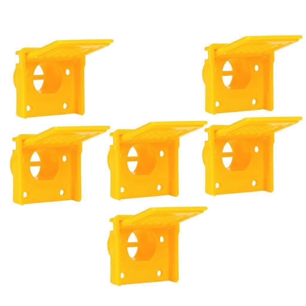 6X Gate Beehive Entrance Barrier, Efficient Supply, Improved Protection for Beehive Excludes Bees, Entrance Gate Holds, Yellow