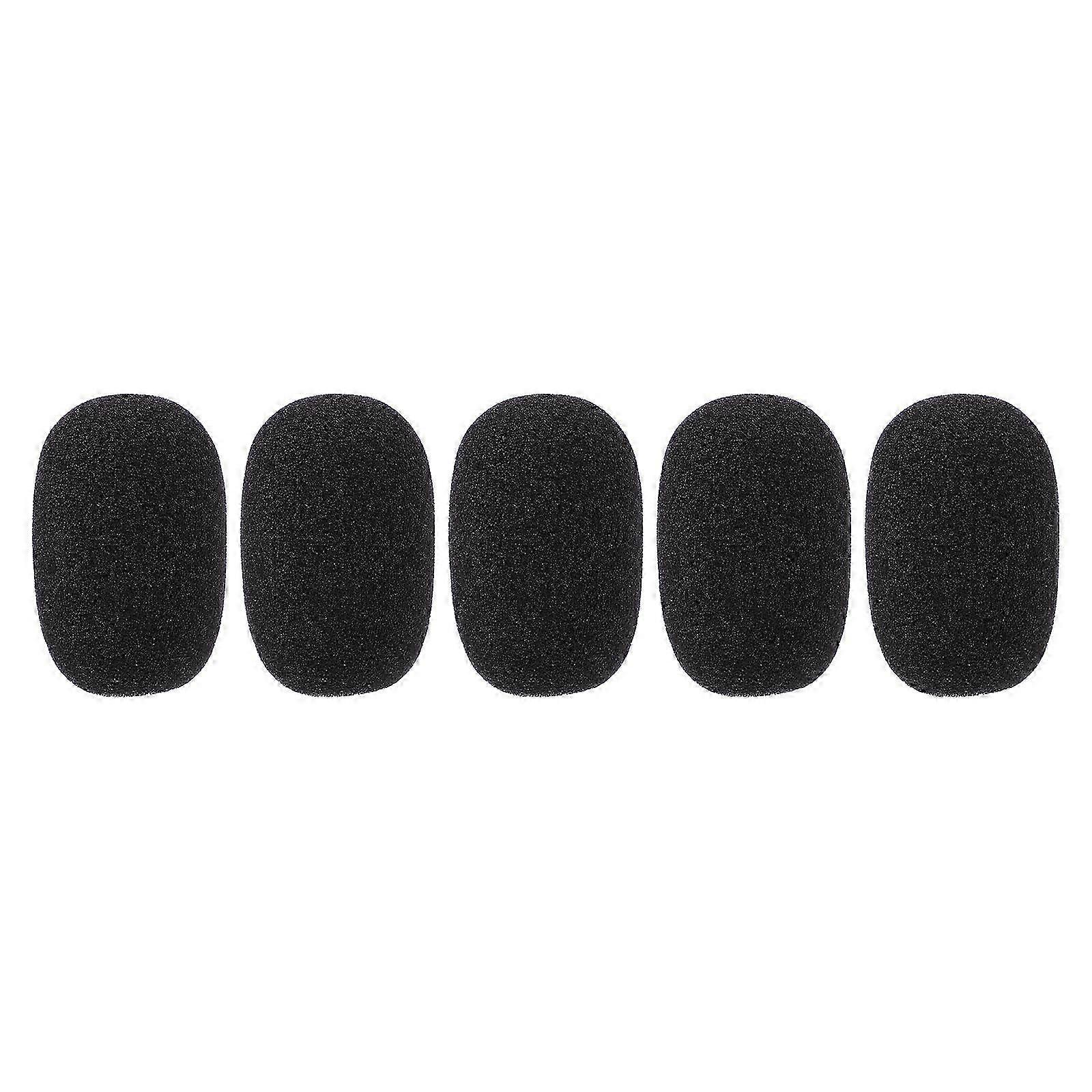 Foam Microphone Windscreen Covers for Headsets (5-Pack)