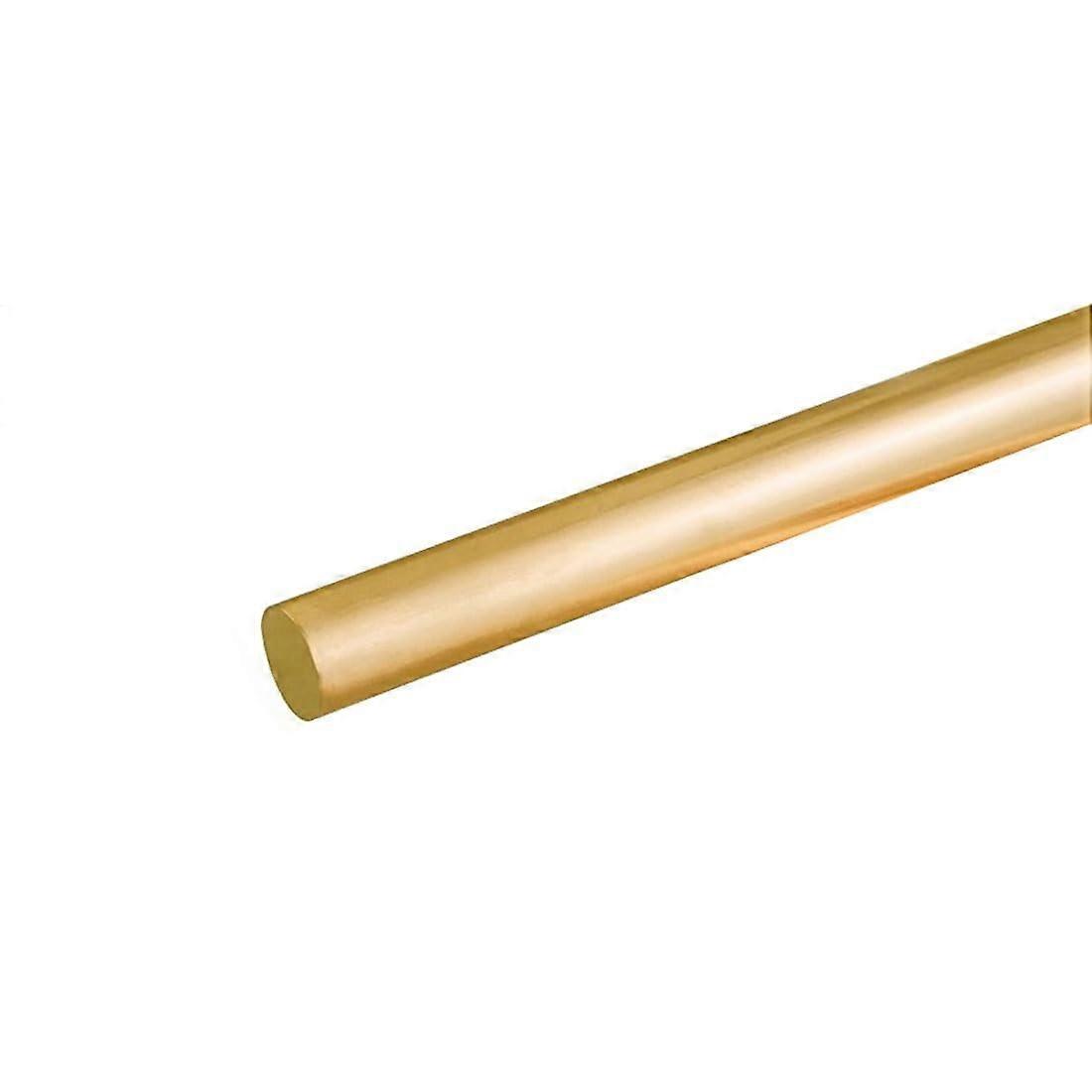 Brass round rod, solid brass bar, length 10 mm to 500 mm, for DIY projects, turning and crafting tools, toughness (12x500mm)
