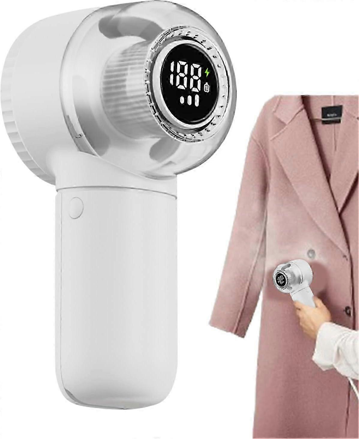 Fabric Shavers for Clothes,1200mAh Lint Remover,LED Display Fabric Lint Shaver Portable Lint Remover for Sweater, Clothes and Furniture