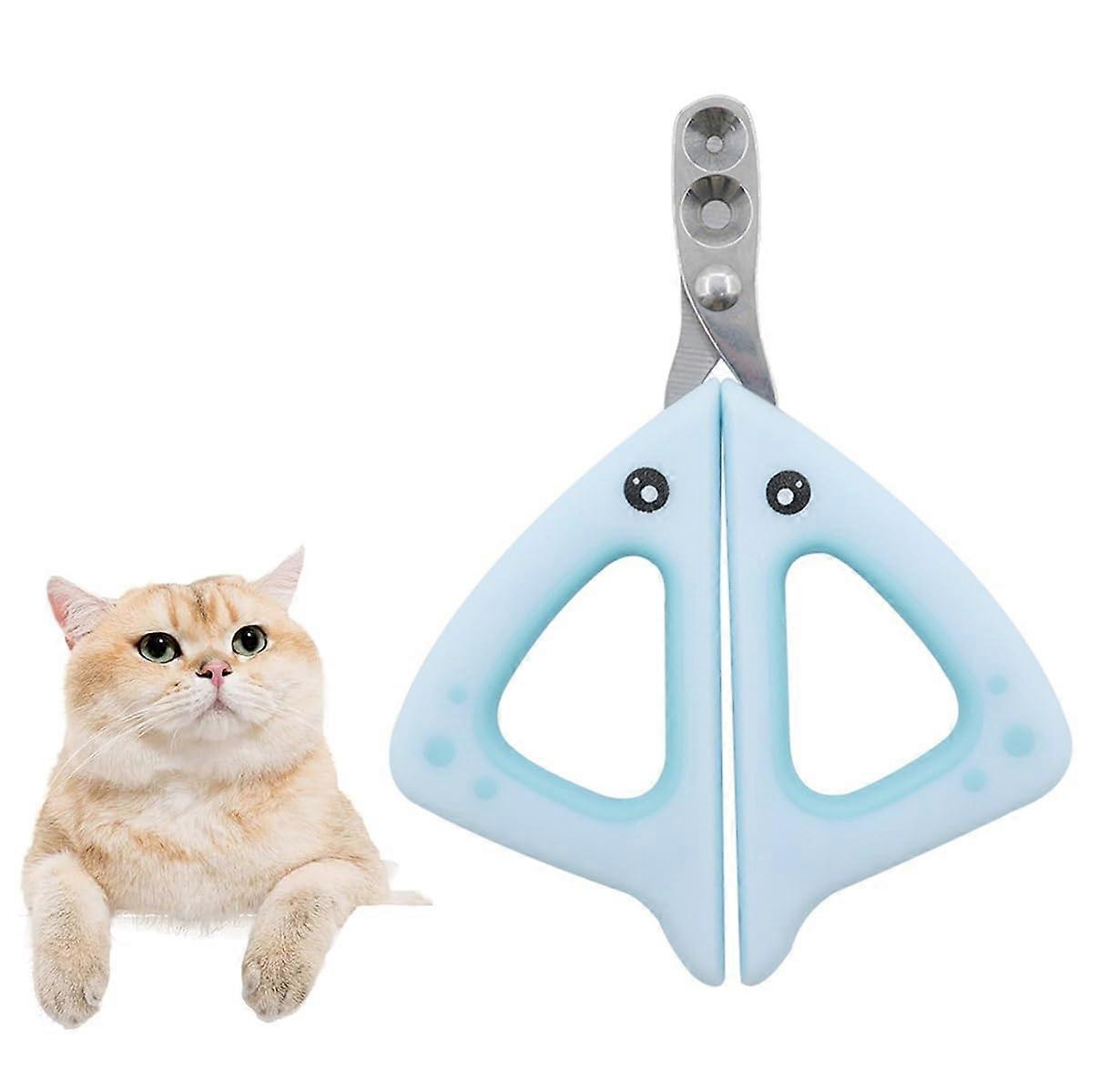 Cat Nail Clipper and Trimmer, Professional Round Hole Nail Cutter for Cats, Non-Overlapping Design, Pet Grooming Tool