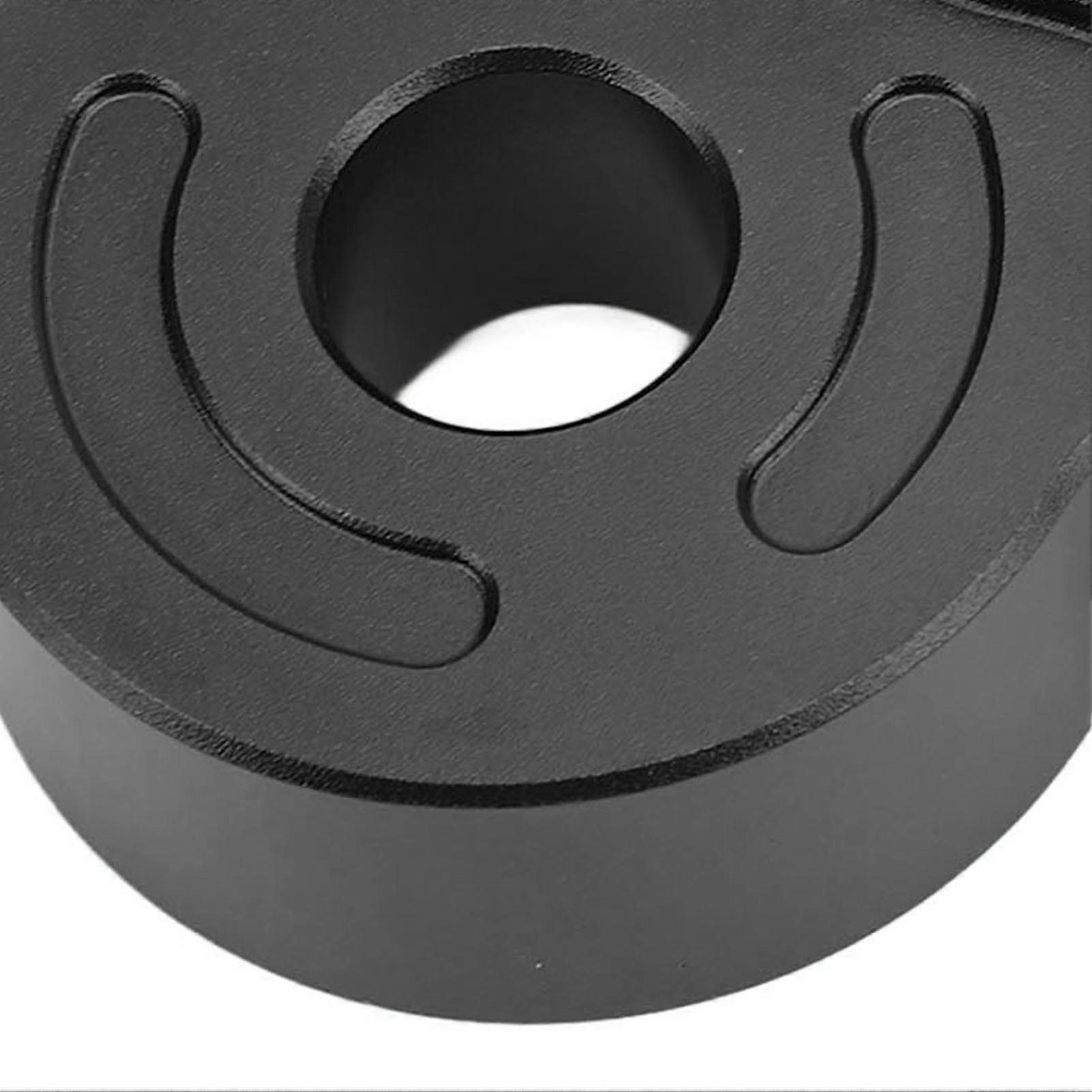 Winch Shackle Mount 30000Lbs Loading Iron Pin Rubber Guard Universal for ATV Pickup Soft Shackle D Ring Black