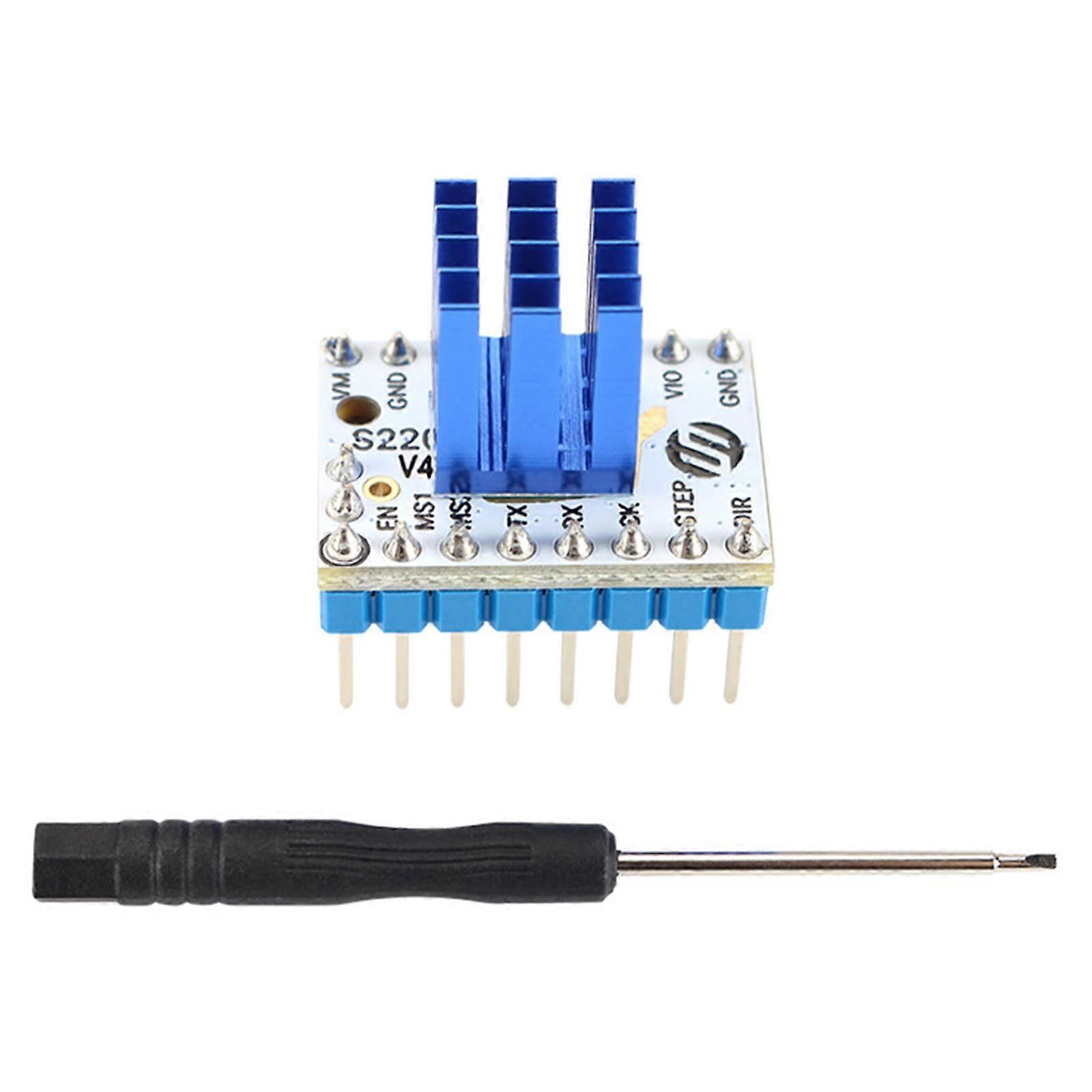 3D Printer Accessories TMC2209 V4.0 Quiet Stepper Motor Driver Voltage 5.528V Subdivision 256 Microsteps Stepper Motor Driver
