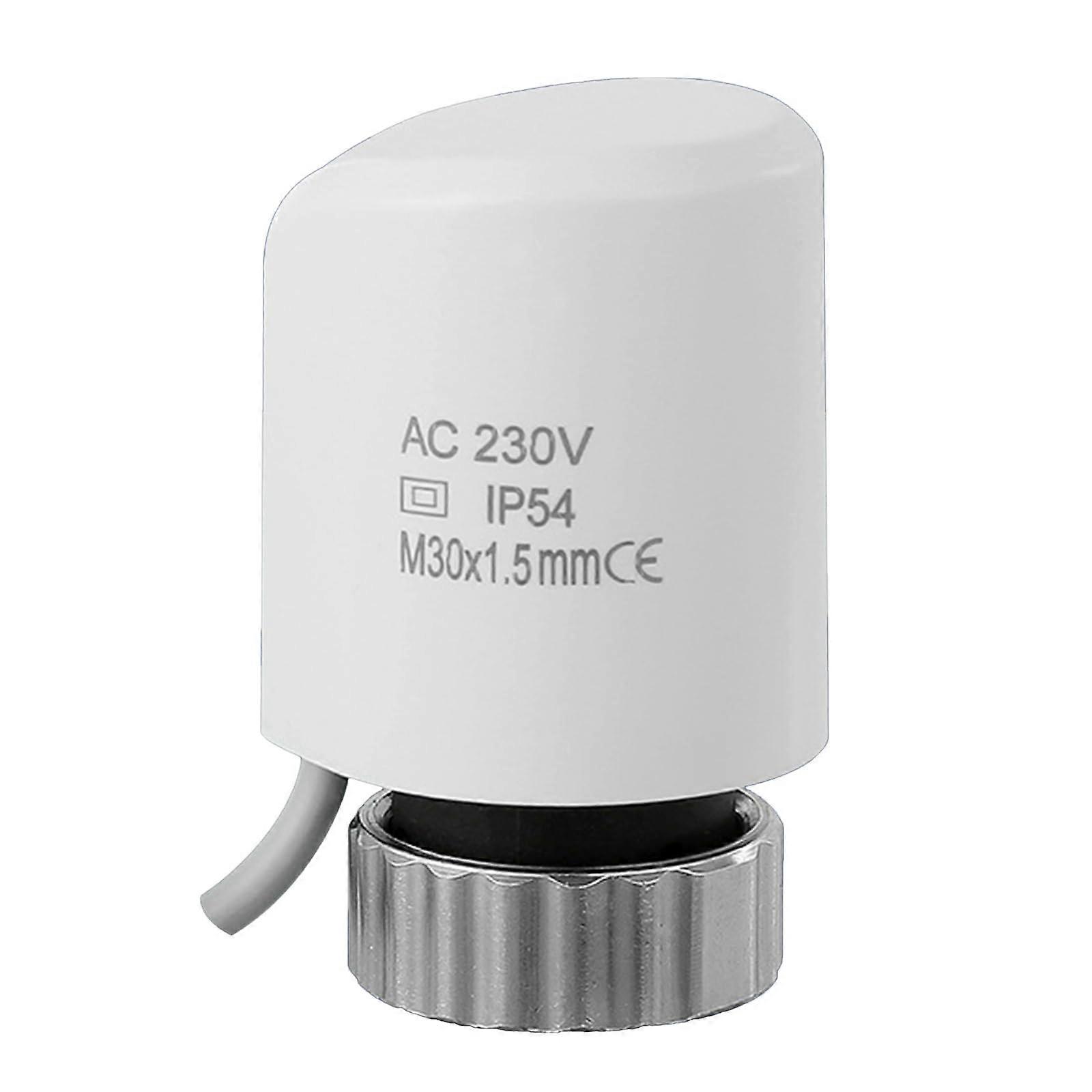 Intelligent Normally Closed/Open Thermal Actuator 230V Electric Actuator for Precise Temperature Control in Home Heating Thermal Actuator Close