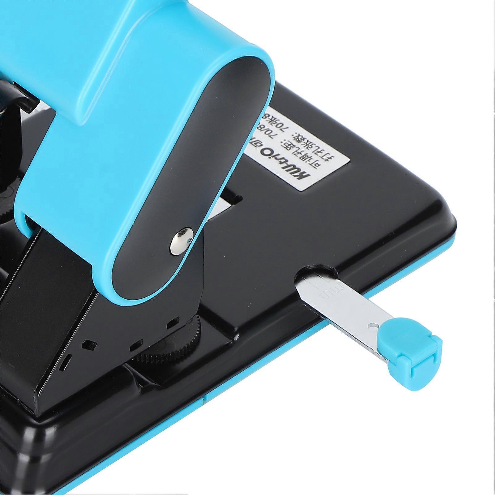 2 Hole Punch Puncher Paper Crafting Tool Adjustable 70 Sheet Capacity for Home and Office