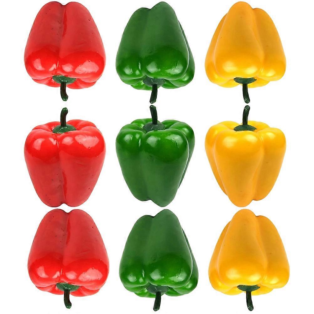 9Pcs Artificial Decor Fake Simulation Photography Fake