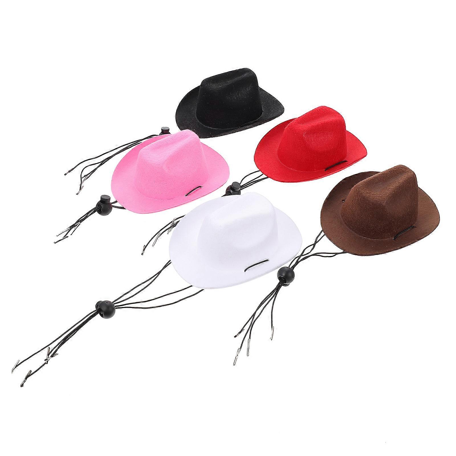 5Pcs Decorative Dog Hats Multi Function Kitten Hats Household Puppy Hats Cat Accessory